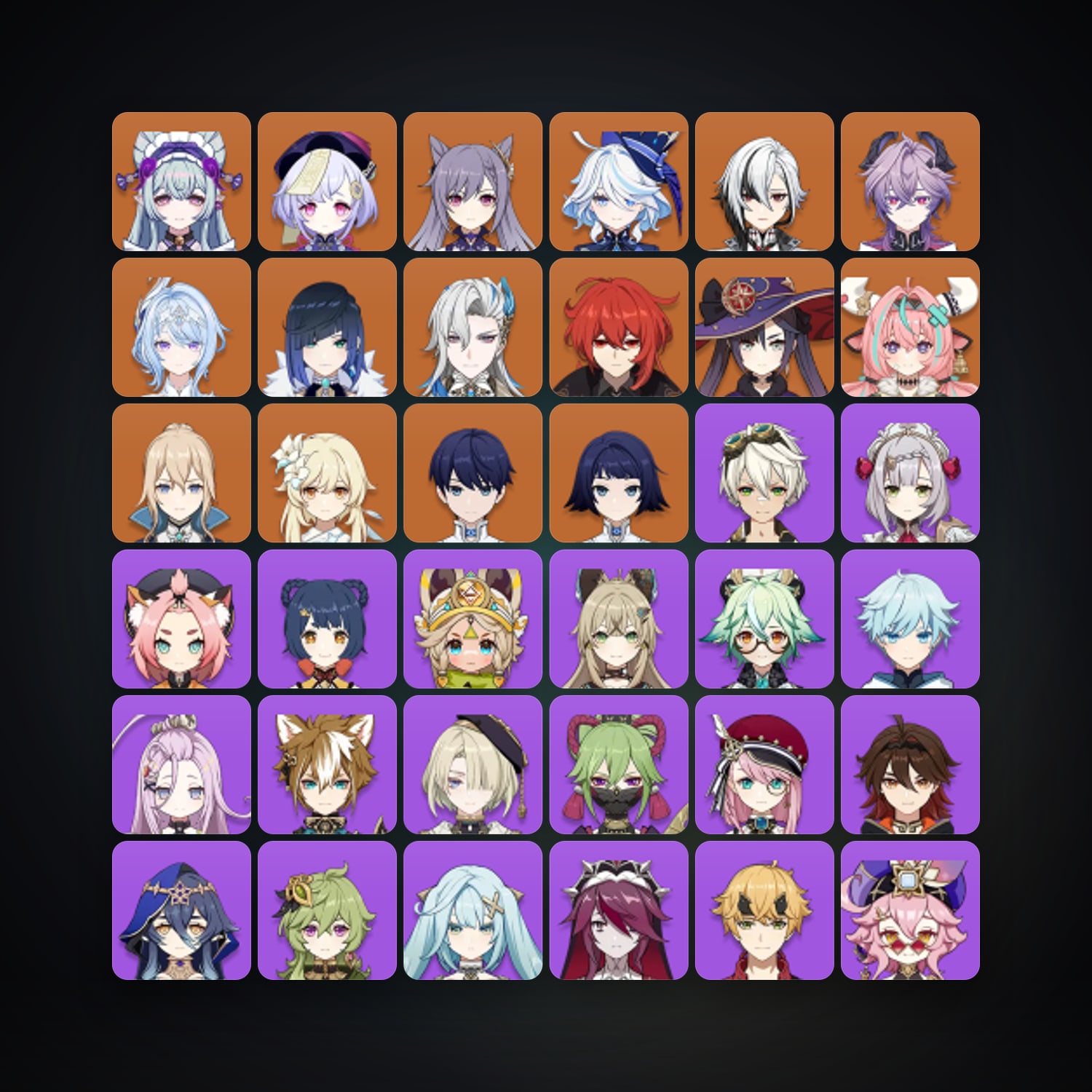 Genshin Impact | AR 55 | 58 Chars | 13× 5★ — Genshin / miHoYo Account — HabibiAccounts