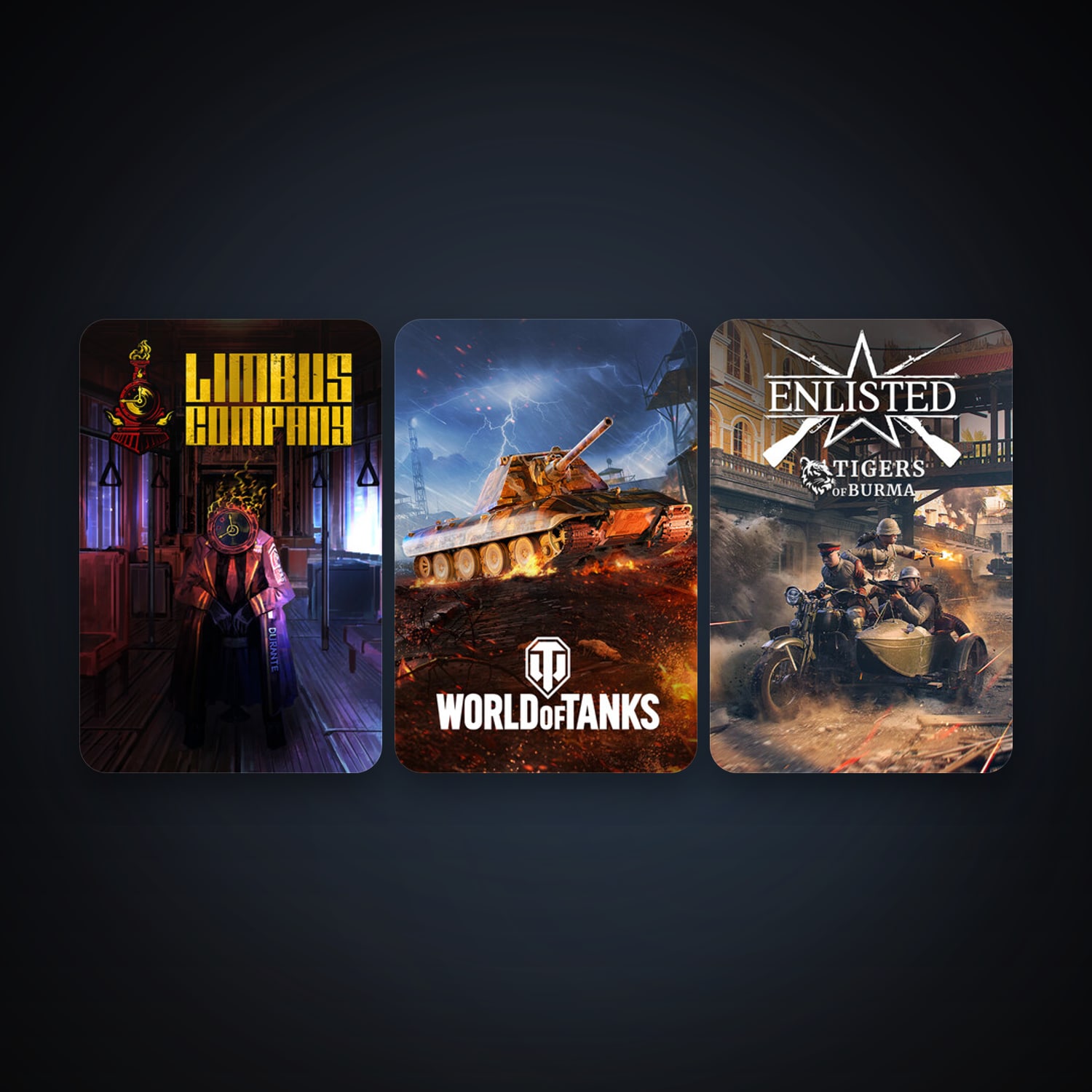 World of Tanks + Limbus Company, 5 games, clean — HabibiAccounts