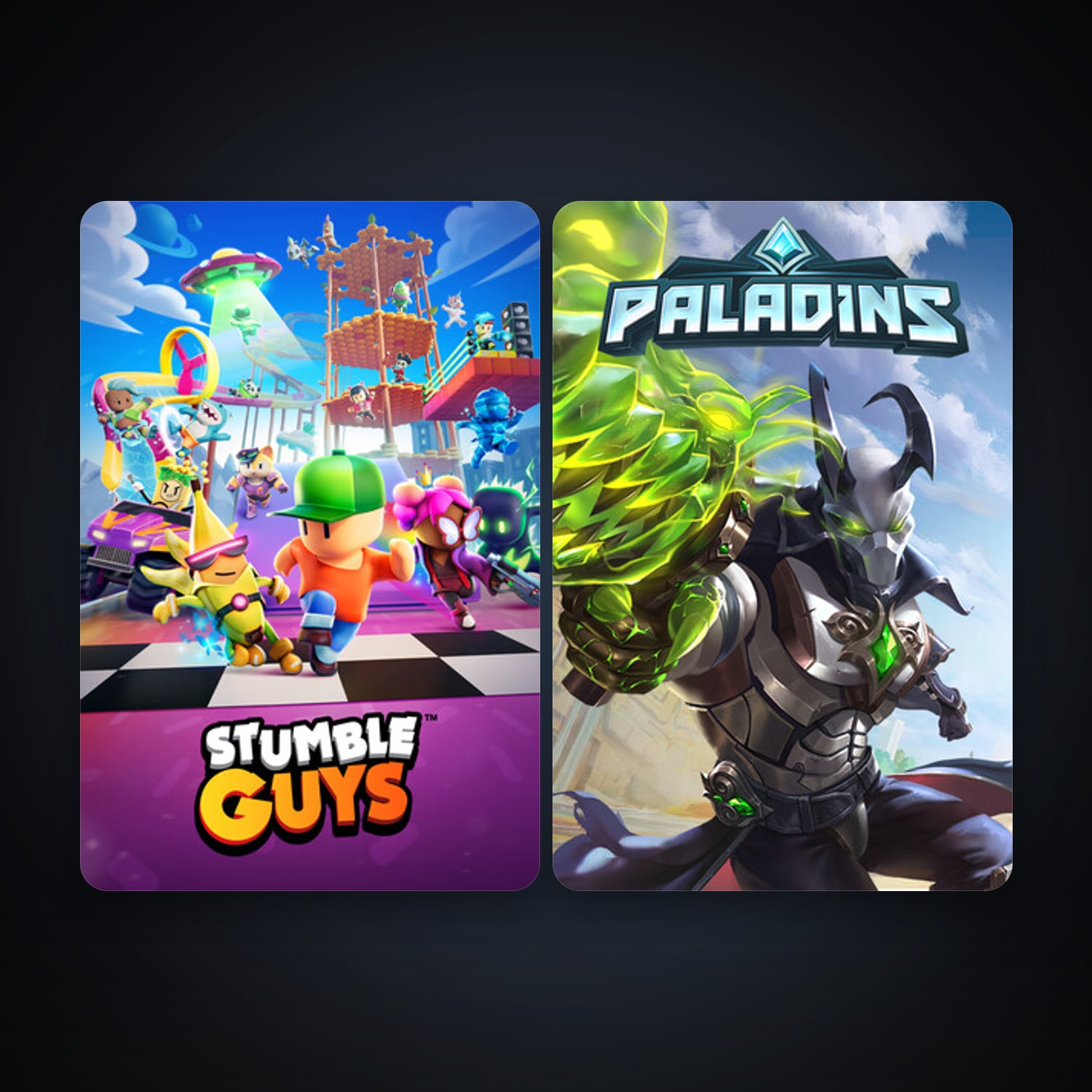 Paladins + Stumble Guys, 7 games, clean — HabibiAccounts