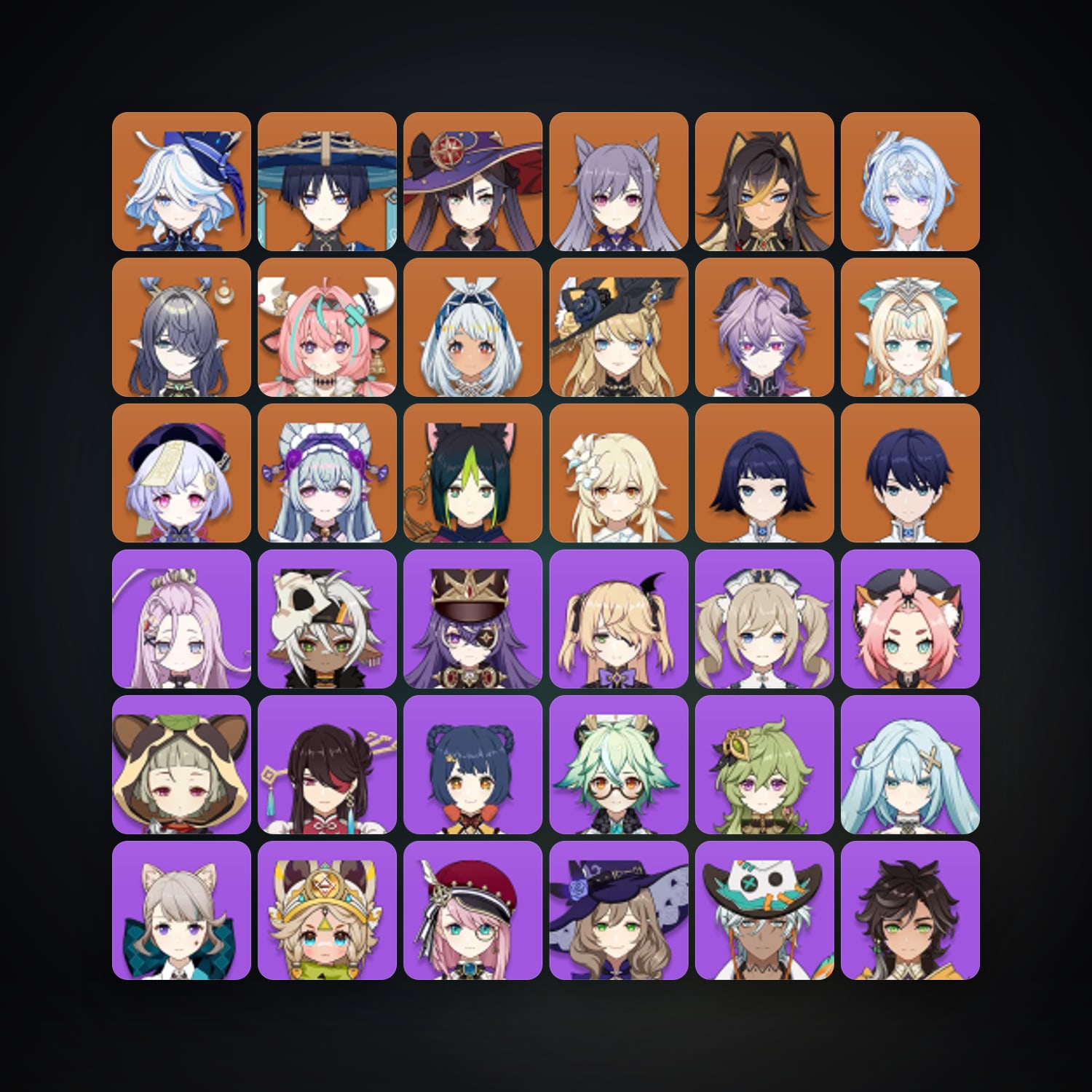 جينشن إمباكت | AR 58 | 61 شخصية | 15× 5★ — HabibiAccounts