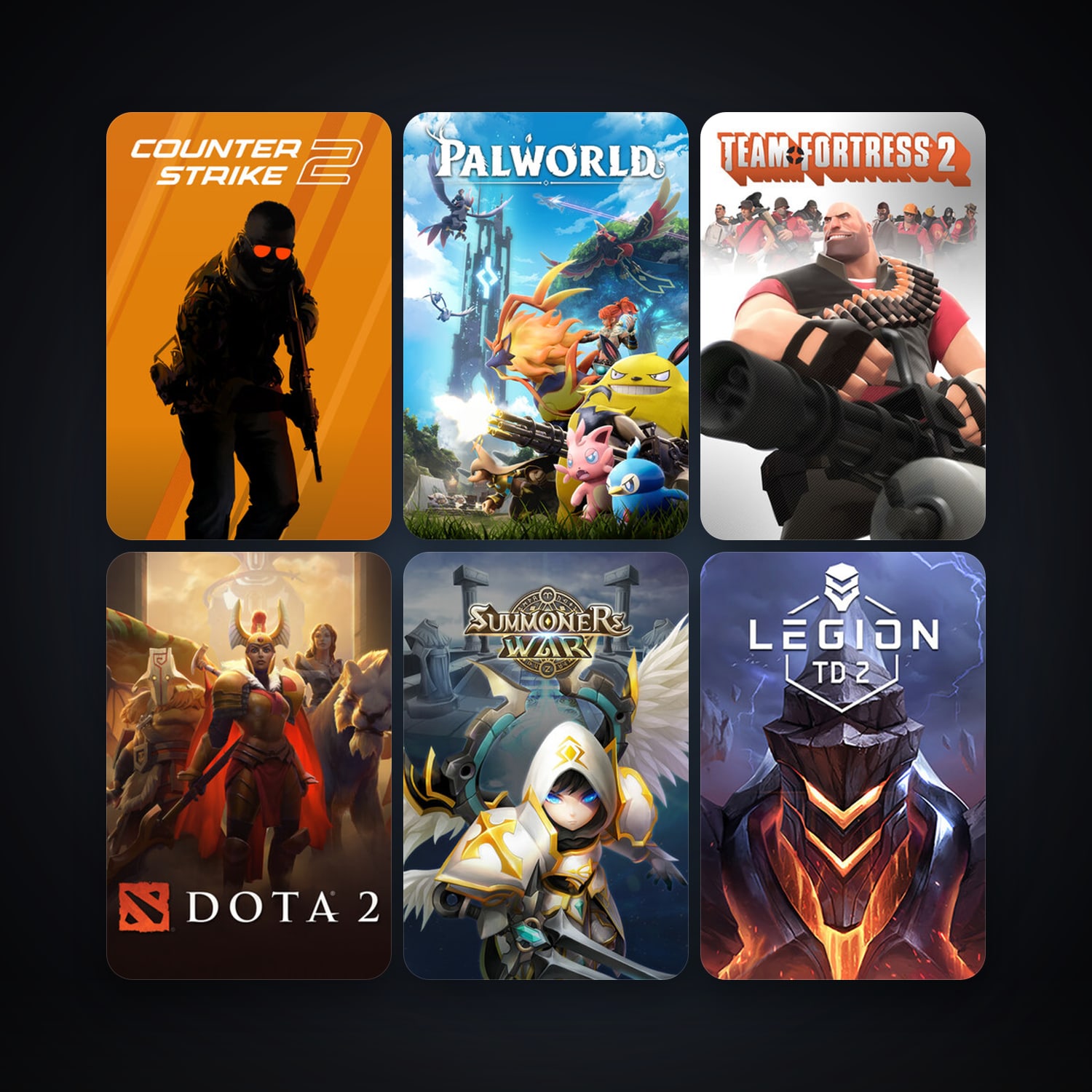 Team Fortress 2 + Left 4 Dead 2, 25 games, Steam 10, clean — HabibiAccounts