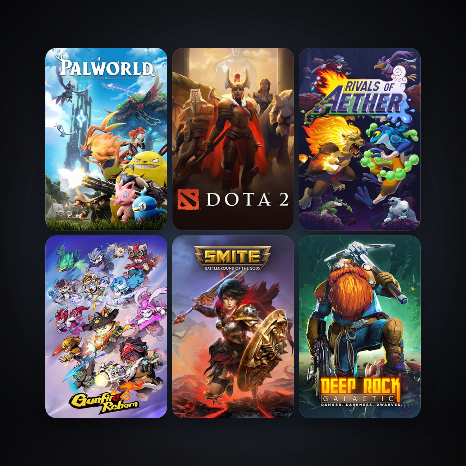 Dota 2 + Rivals of Aether, 116 games, clean — HabibiAccounts