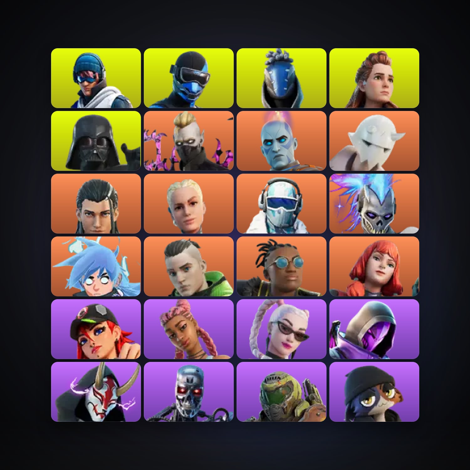 Fortnite account with Point Patroller & Fixer — 84 skins — lvl 1024 — HabibiAccounts