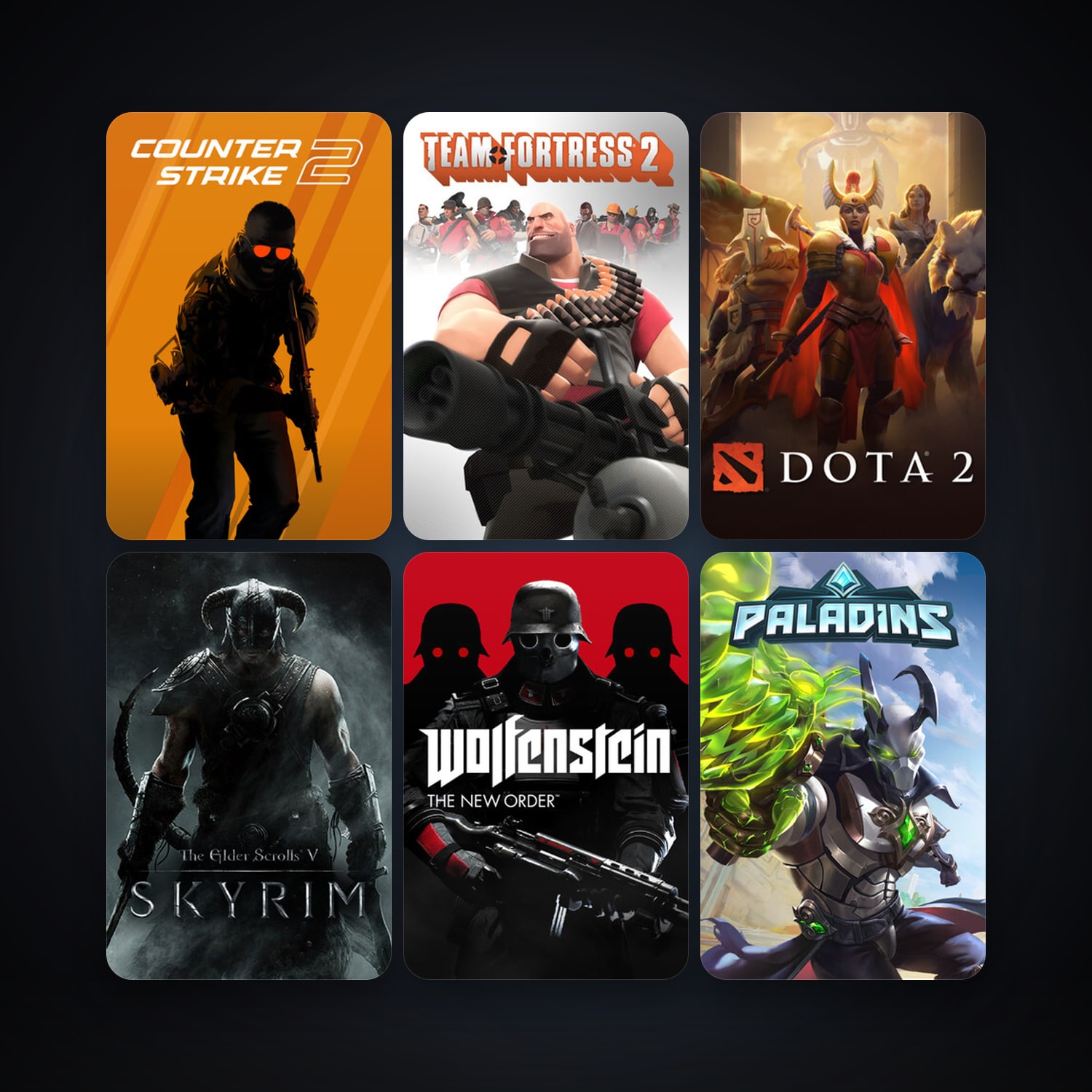 Steam account: Counter-Strike + Team Fortress 2, 16 games, clean — level 8 — HabibiAccounts