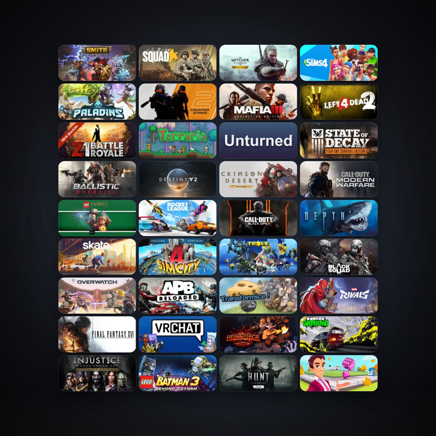 Steam 80 games, Steam 10, clean — HabibiAccounts