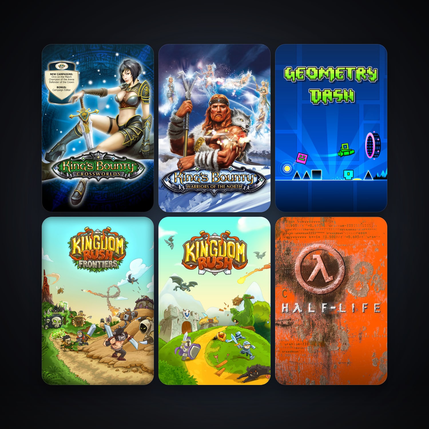 Half-Life + Half-Life 2, 128 games, clean — HabibiAccounts
