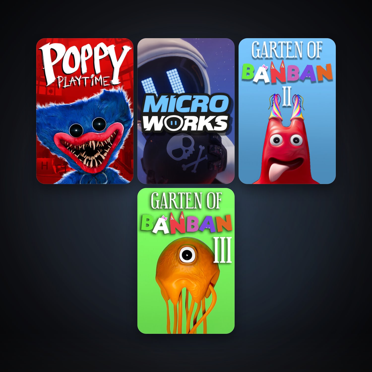 Wallpaper Engine + MicroWorks, 14 games, clean — HabibiAccounts