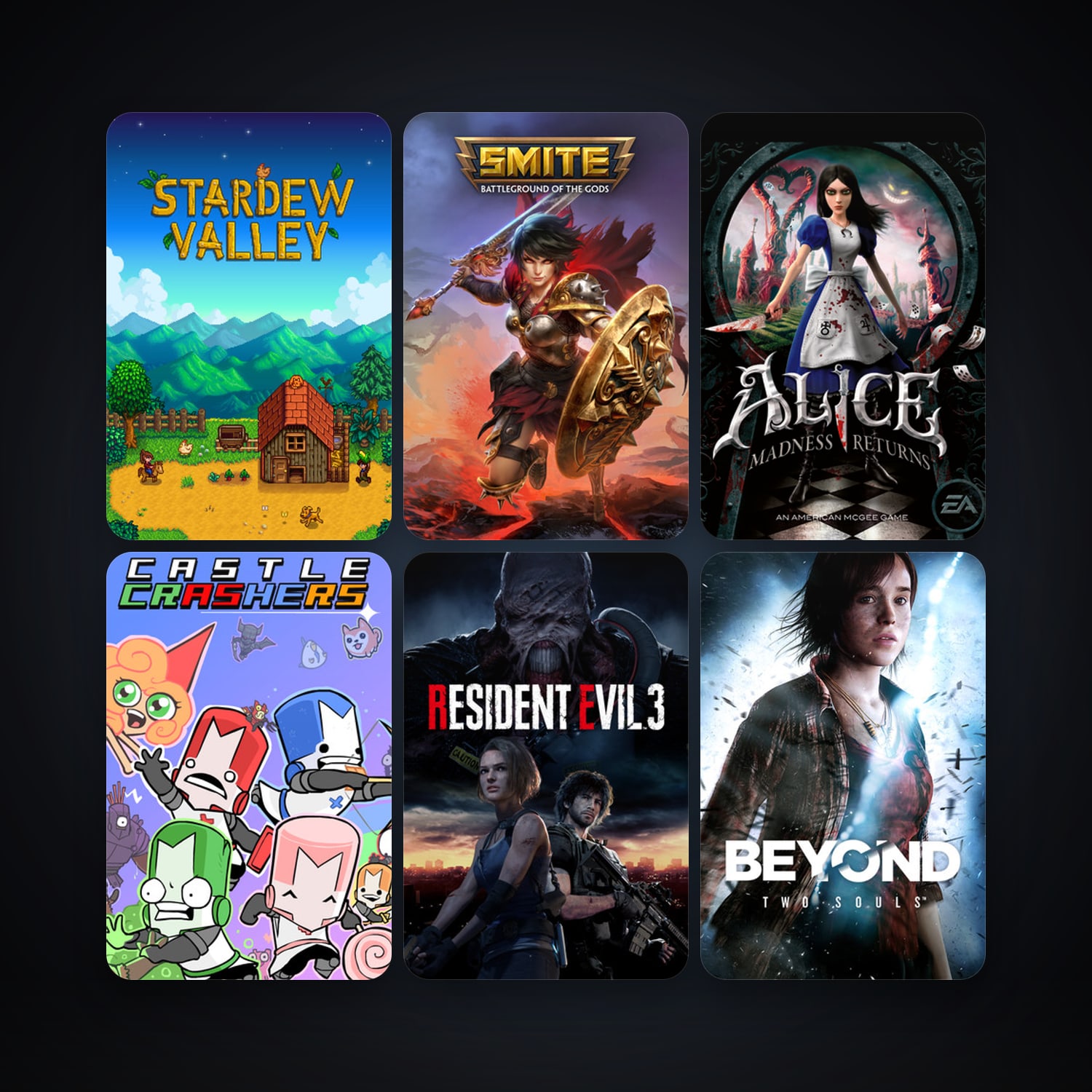 Alice: Madness Returns + Castle Crashers, 10 games, clean — HabibiAccounts