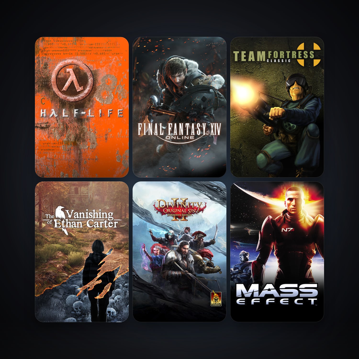 Counter-Strike + Team Fortress Classic, 18 games, Steam 11, clean — HabibiAccounts