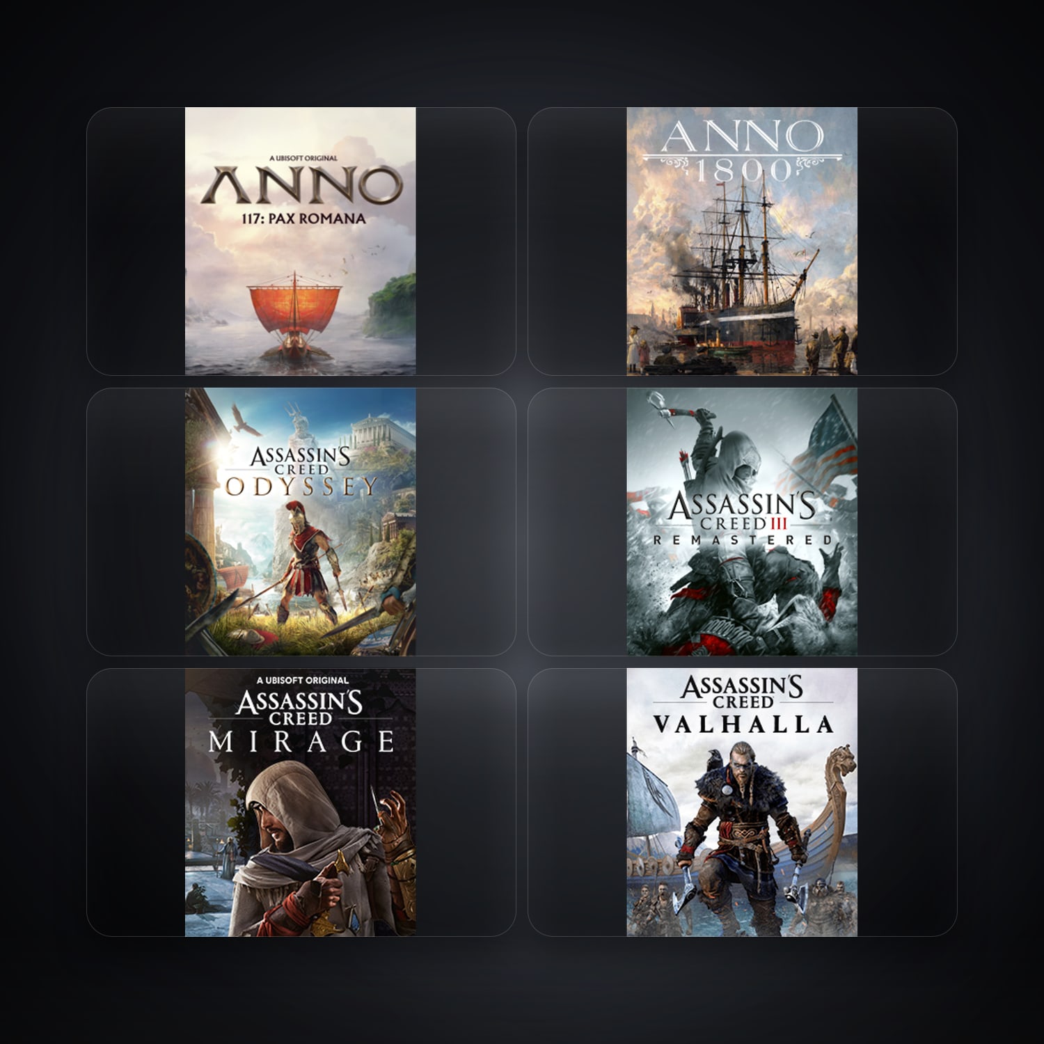 Ubisoft Anno 117 Closed Beta + Anno 1800 — BE — 6 games — HabibiAccounts