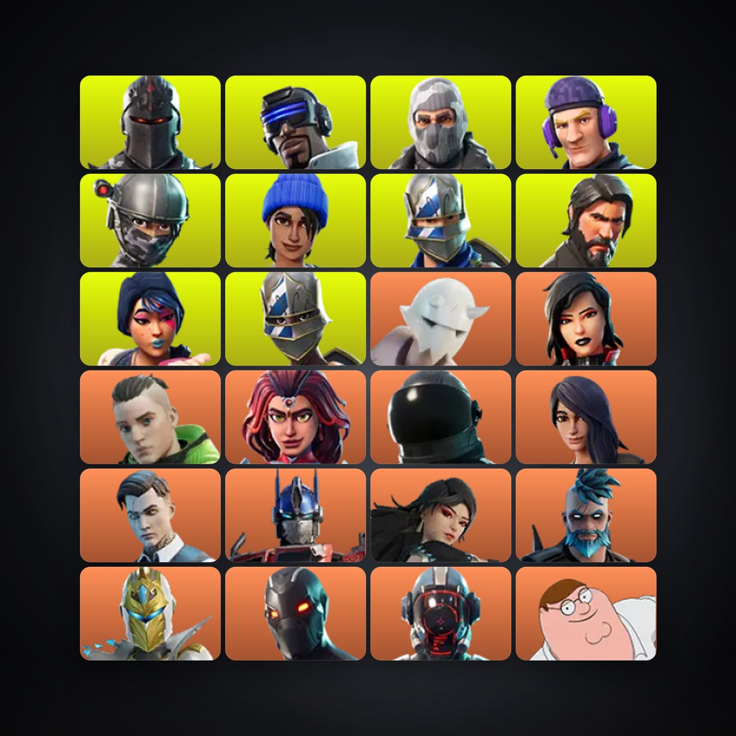 Fortnite account with Black Knight & Sparkle Specialist — 143 skins — 150 V-Bucks — lvl 3129 — HabibiAccounts