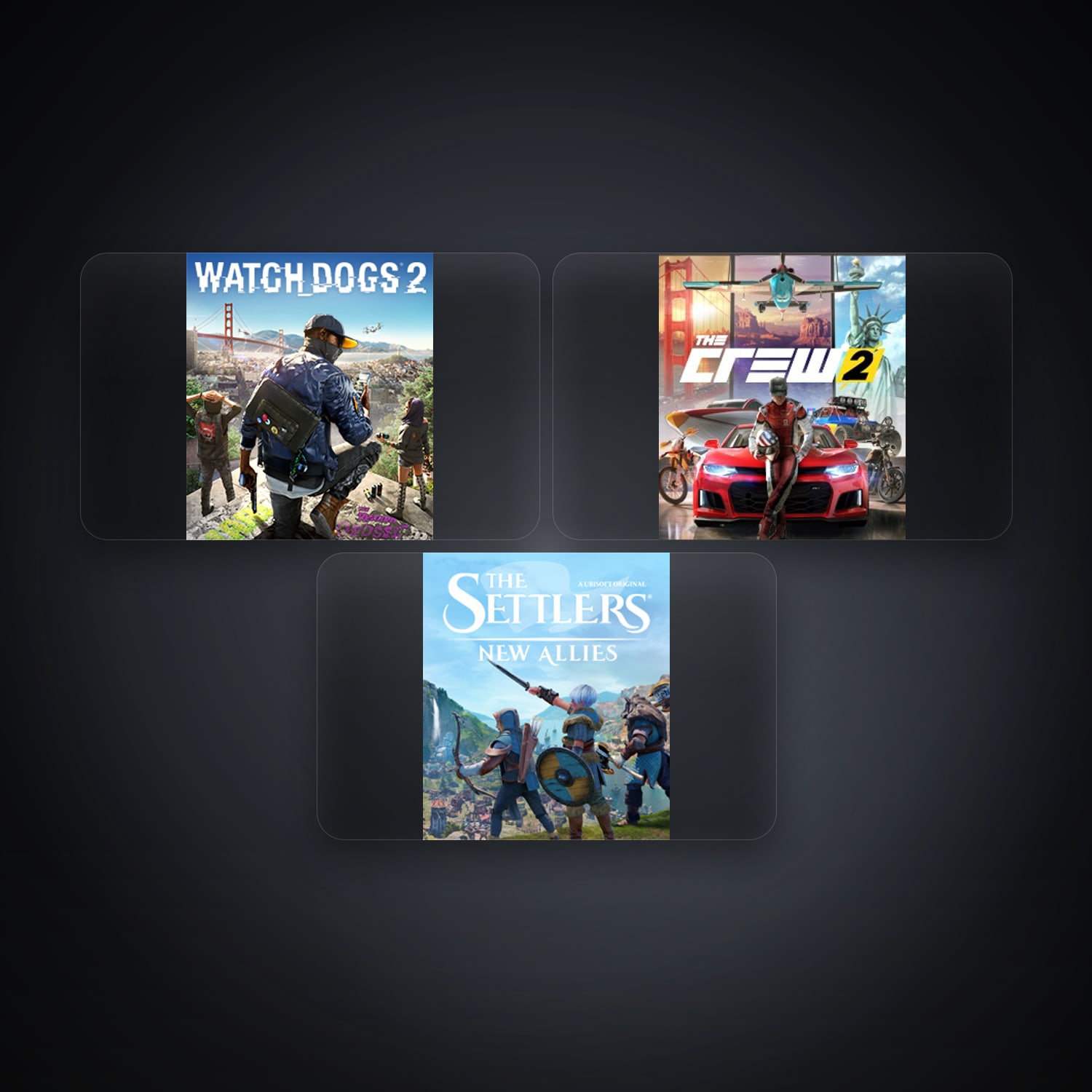 Ubisoft account — WATCH_DOGS 2 + The Crew 2 — TR — 3 games — HabibiAccounts
