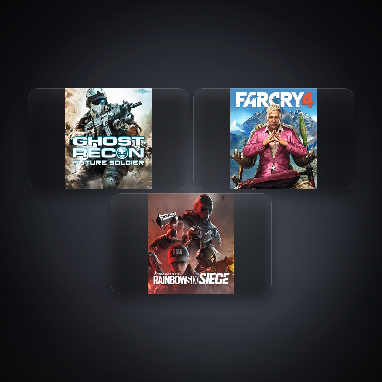 Ubisoft Tom Clancy's Ghost Recon Future Soldier + Far Cry 4 — US — 3 games — HabibiAccounts