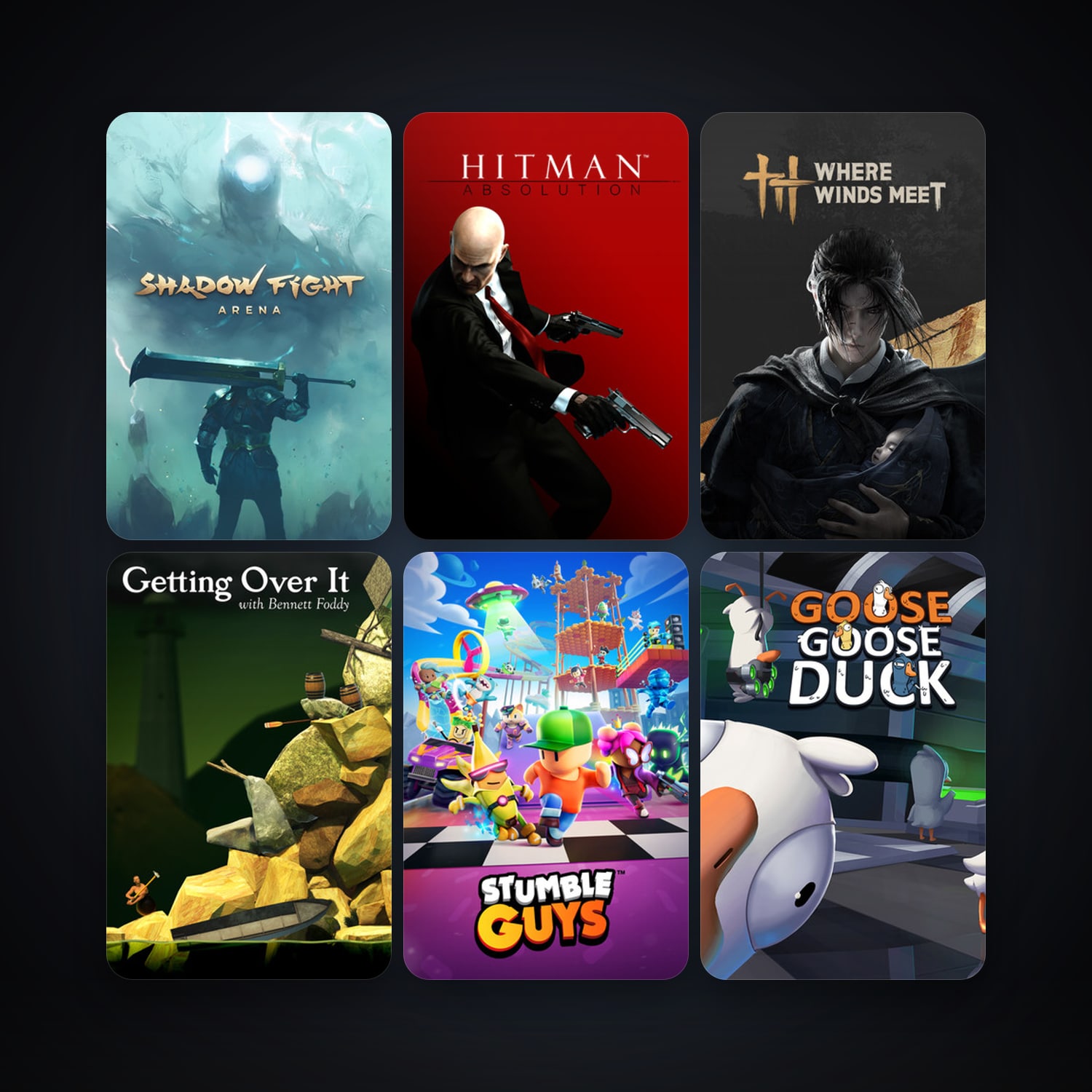 Hitman: Absolution + Getting Over It with Bennett Foddy, 12 games, clean — HabibiAccounts