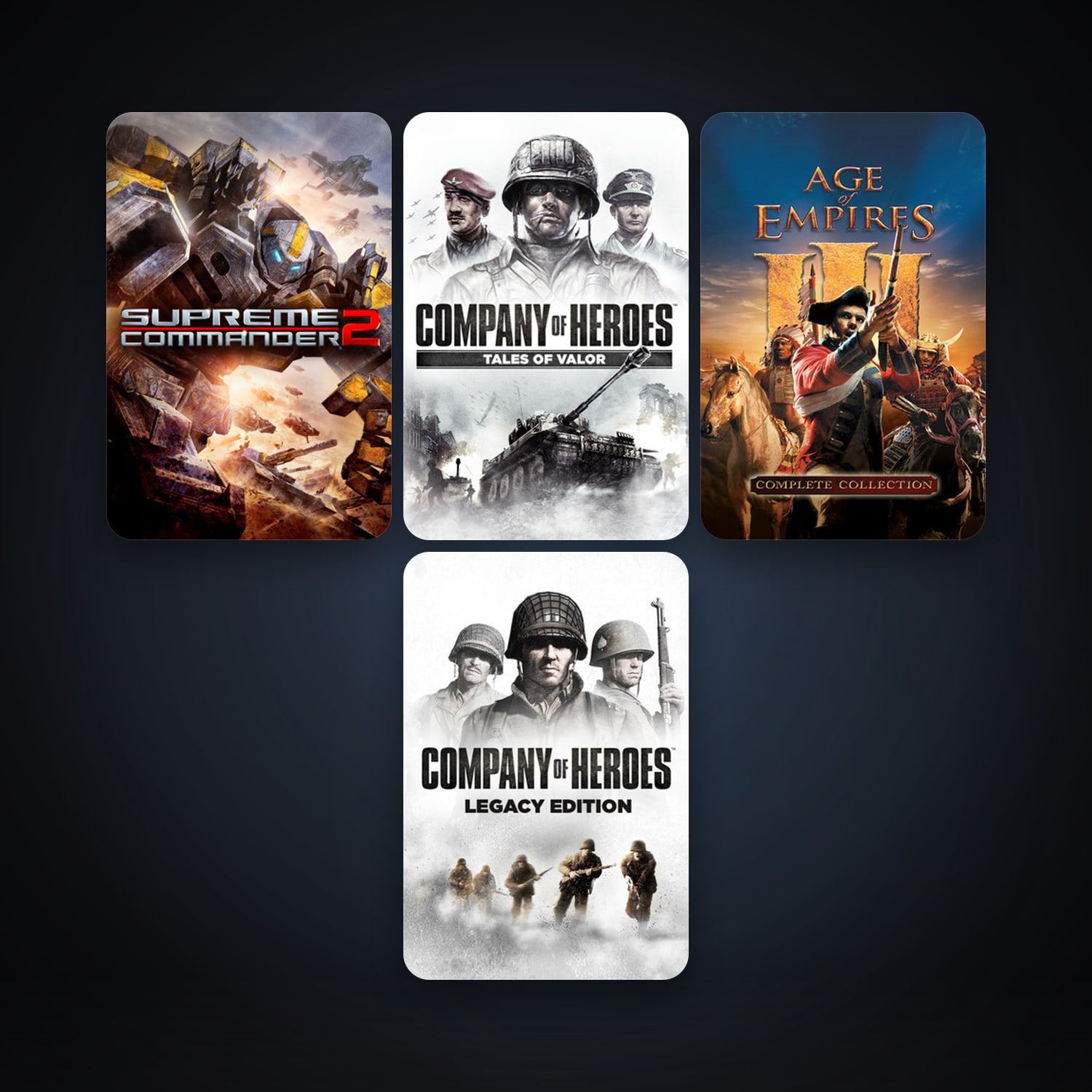 Steam account: Company of Heroes + Company of Heroes: Opposing Fronts, 6 games, clean — HabibiAccounts