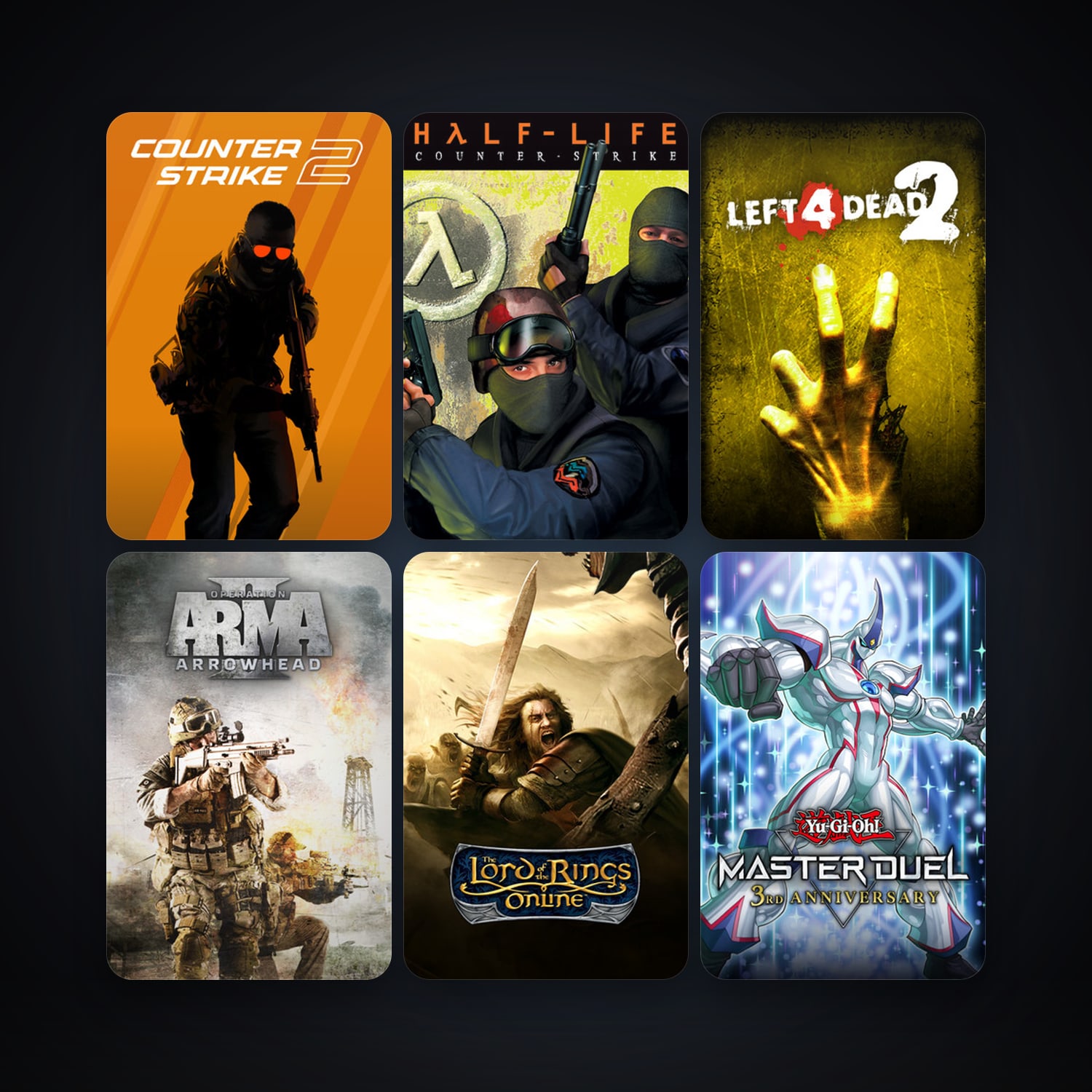 Counter-Strike + Left 4 Dead 2, 27 games, Steam 10, clean — HabibiAccounts