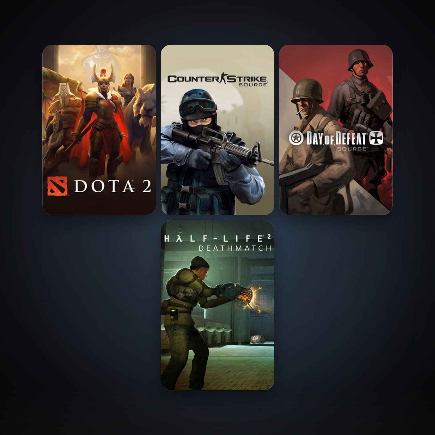 Steam account — Counter-Strike: Source + Day of Defeat: Source, 7 games, Steam 10, clean — HabibiAccounts