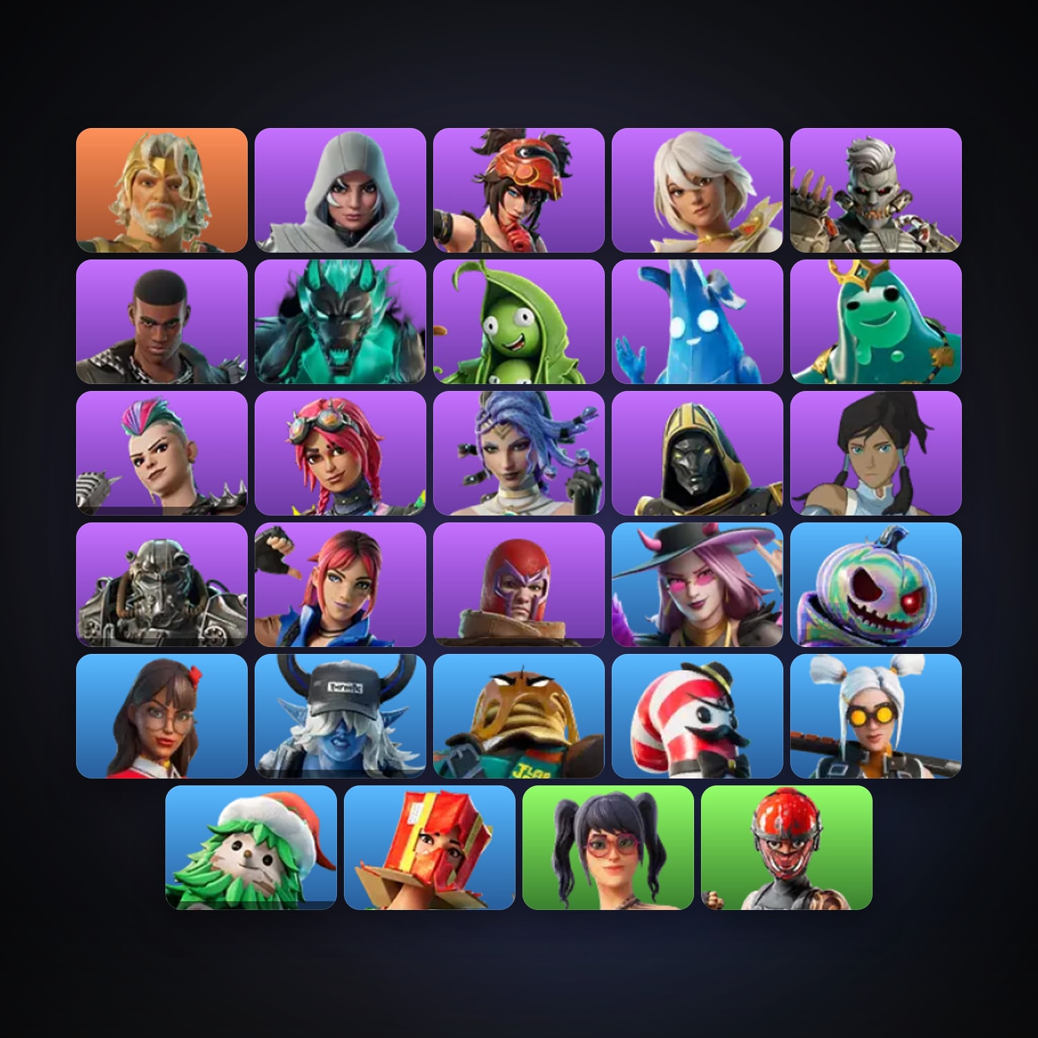 Fortnite account with Zeus & Vanguard Zadie — 29 skins — lvl 1682 — HabibiAccounts