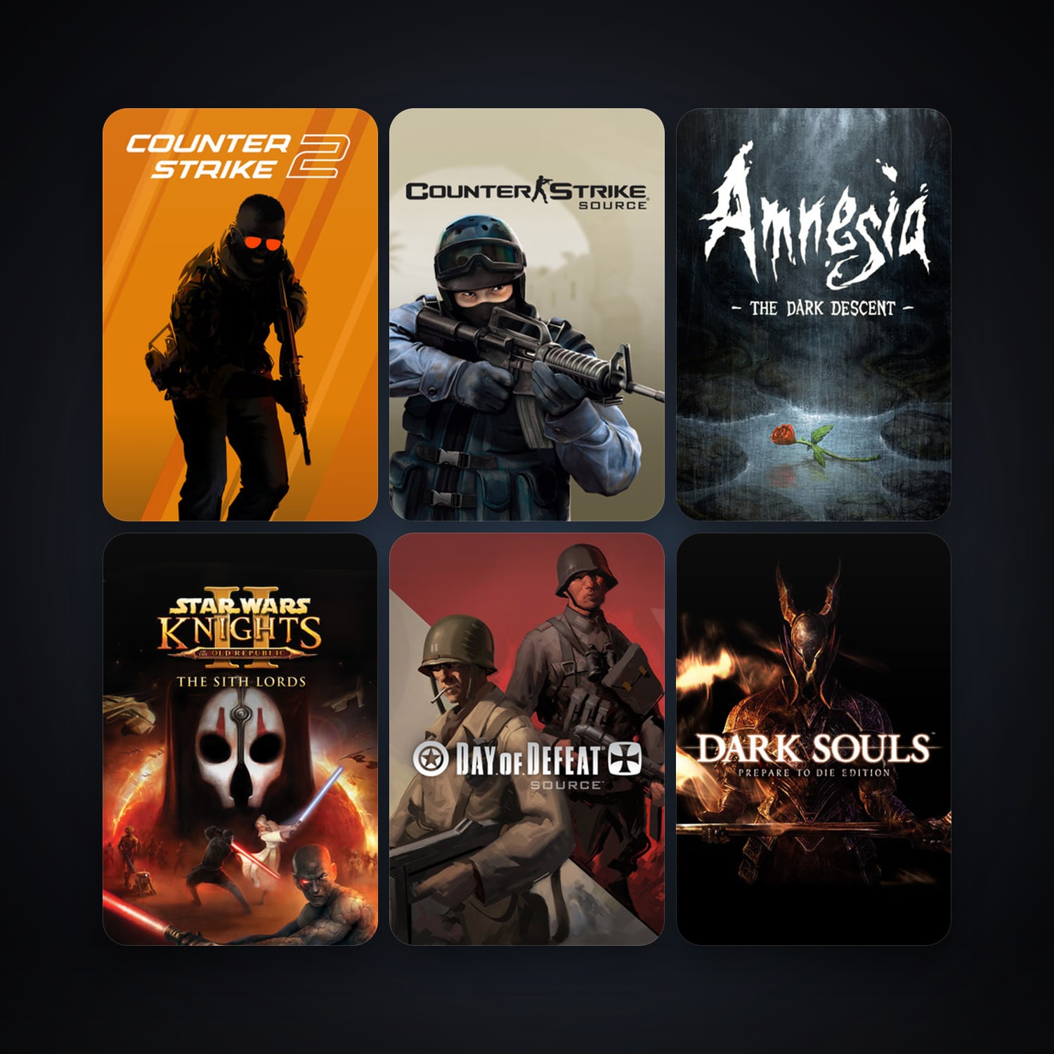 Counter-Strike: Source + Day of Defeat: Source, 229 games, Steam 68, clean — HabibiAccounts