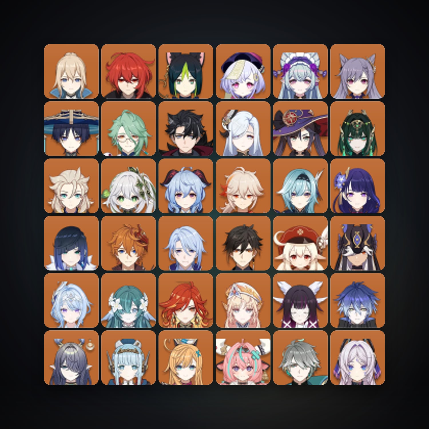 Genshin Impact | AR 60 | 99 Chars | 44× 5★ — Genshin / miHoYo Account — HabibiAccounts