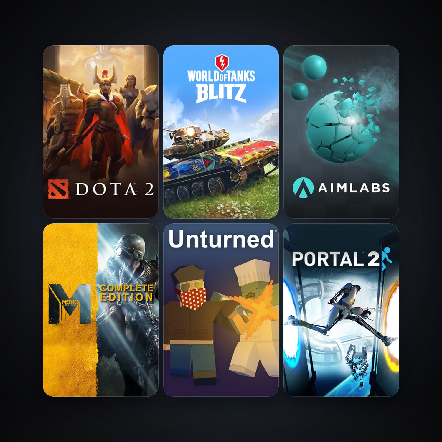 Steam account: Dota 2 + Portal 2, 16 games, clean — HabibiAccounts