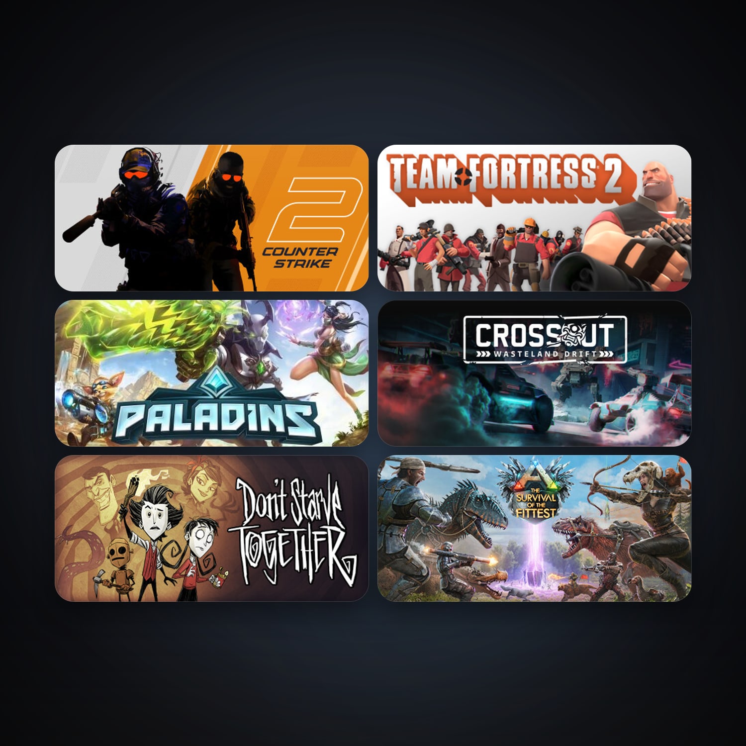 Team Fortress 2 + CS2 Prime, 10 games, clean — HabibiAccounts