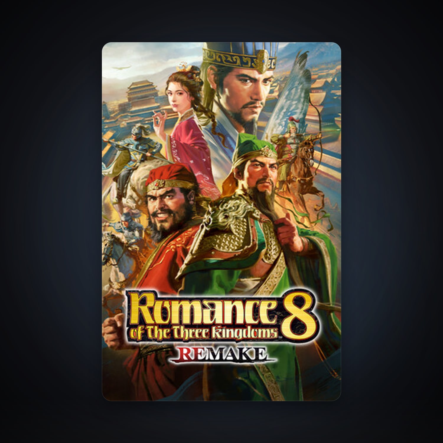 Steam account: ROMANCE OF THE THREE KINGDOMS 8 REMAKE, 2 games, clean — level 6 — HabibiAccounts