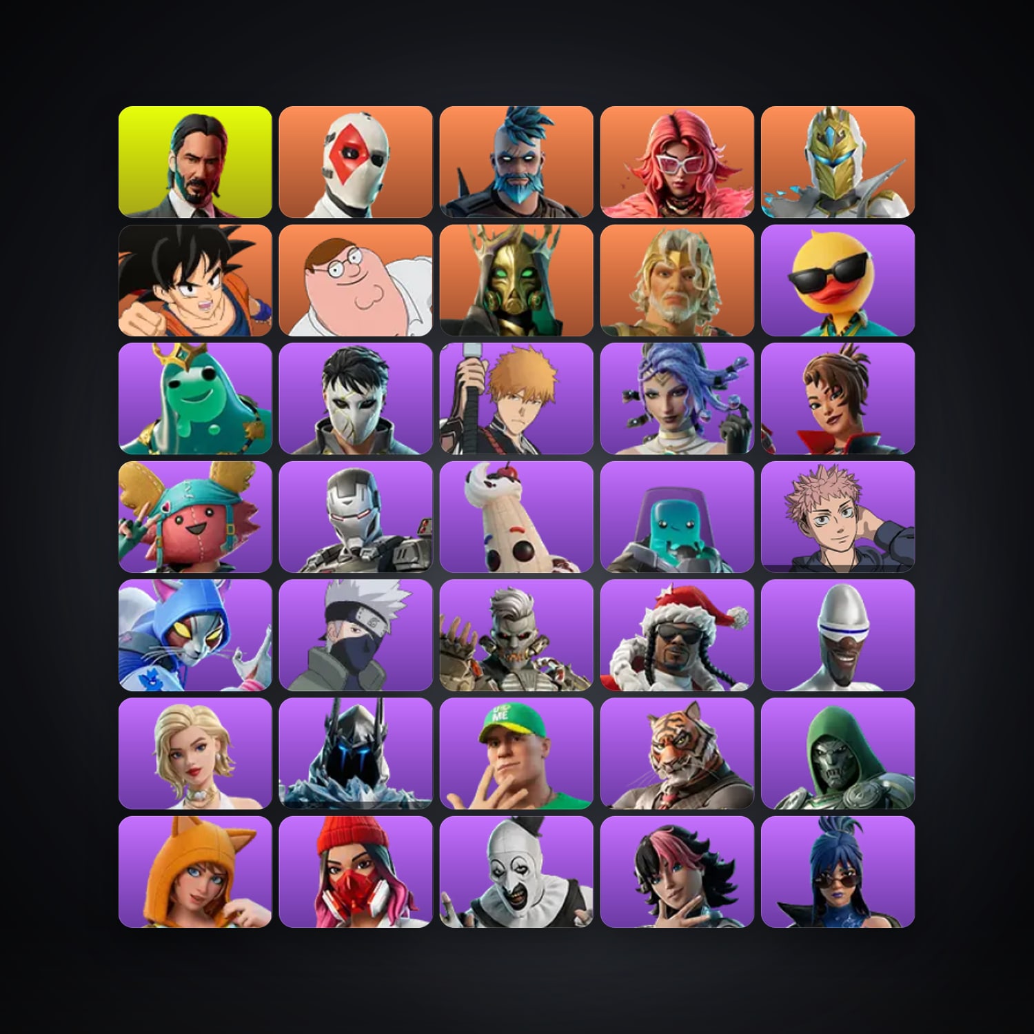 Fortnite account with Skull Trooper & John Wick — 146 skins — 3K V-Bucks — lvl 1159 — HabibiAccounts