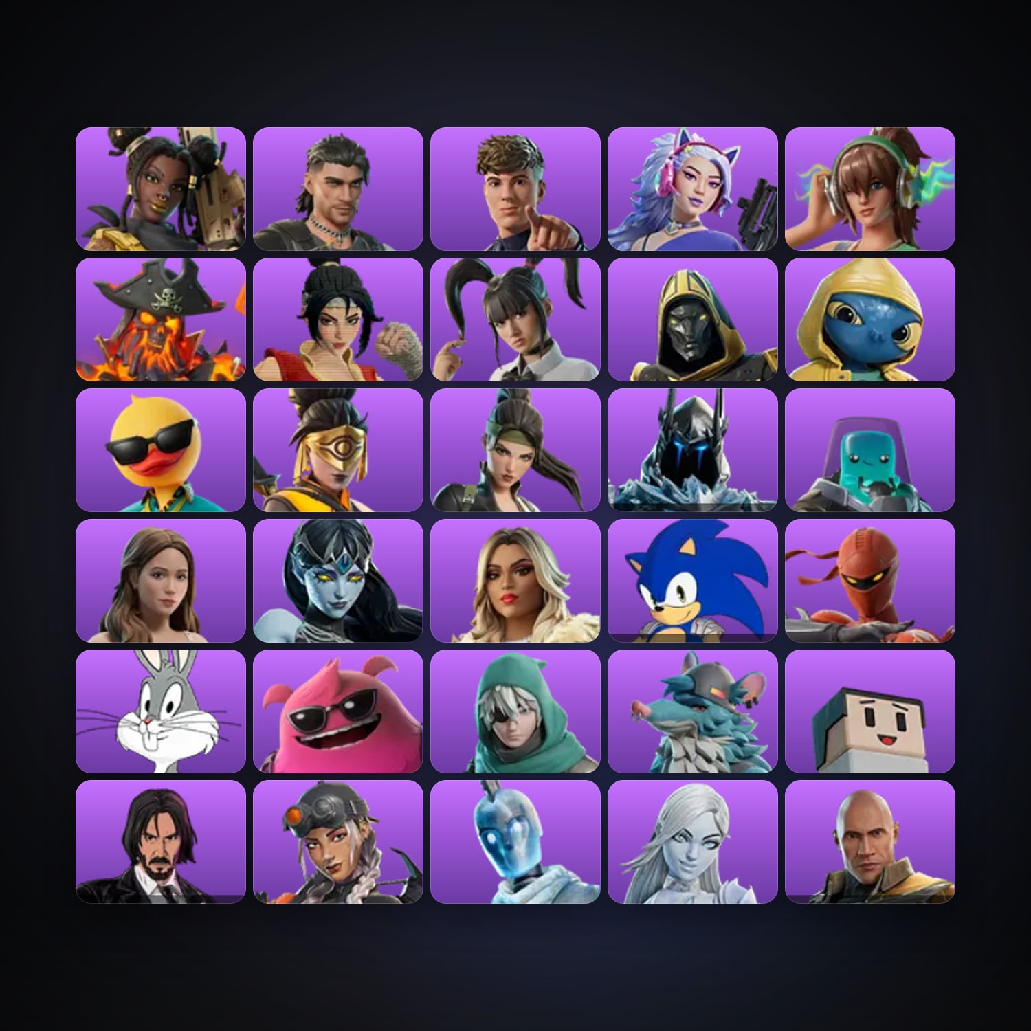 Fortnite account with Luxe Patroller & Wolfe — 31 skins — 300 V-Bucks — lvl 581 — HabibiAccounts