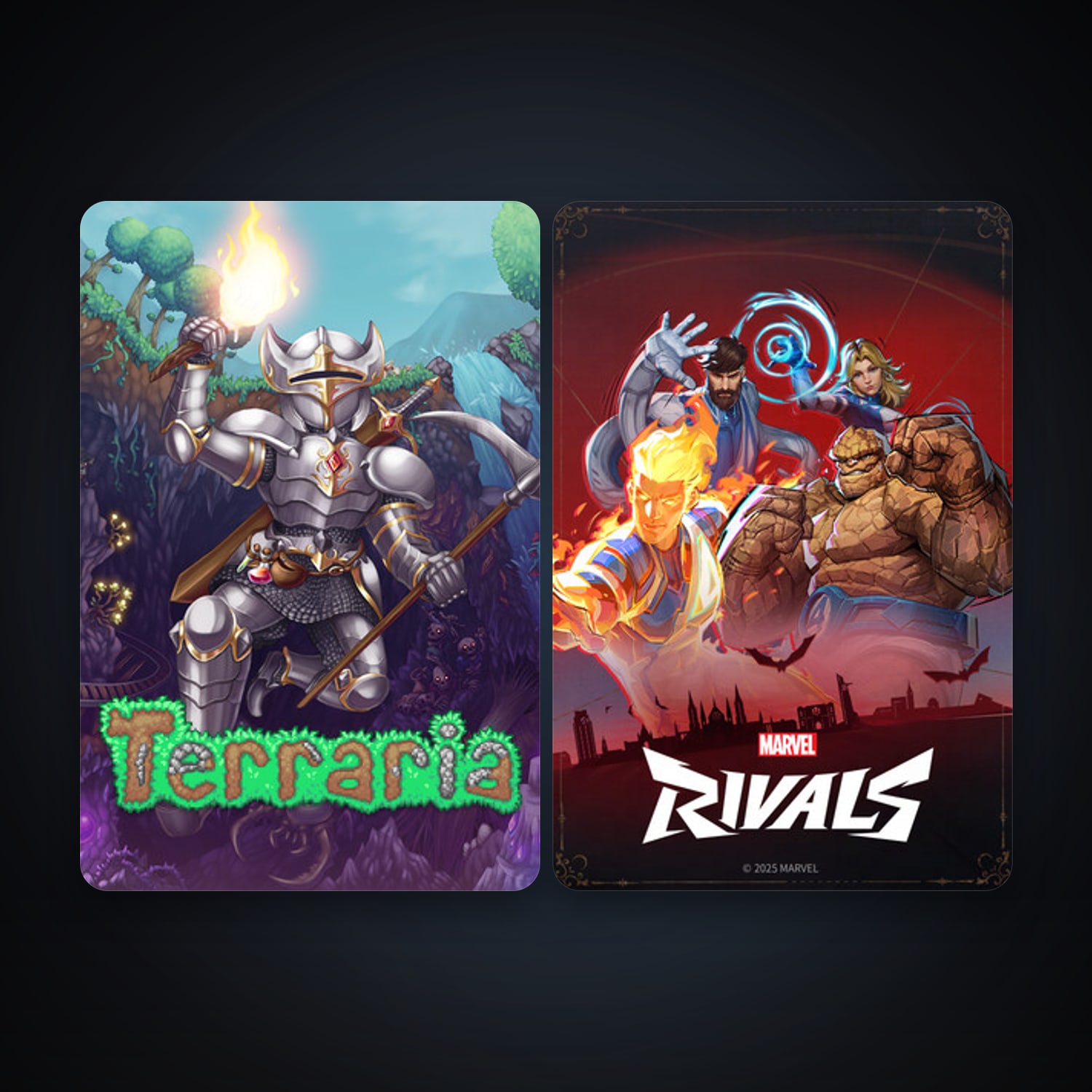 Steam account: Terraria + Marvel Rivals, 6 games, clean — HabibiAccounts