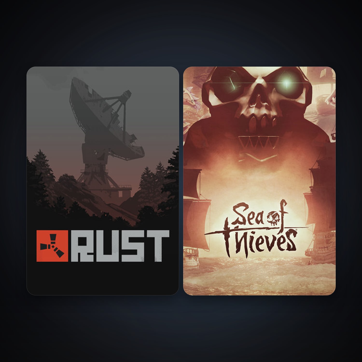 Steam account: Rust + Sea of Thieves, 4 games, clean — HabibiAccounts