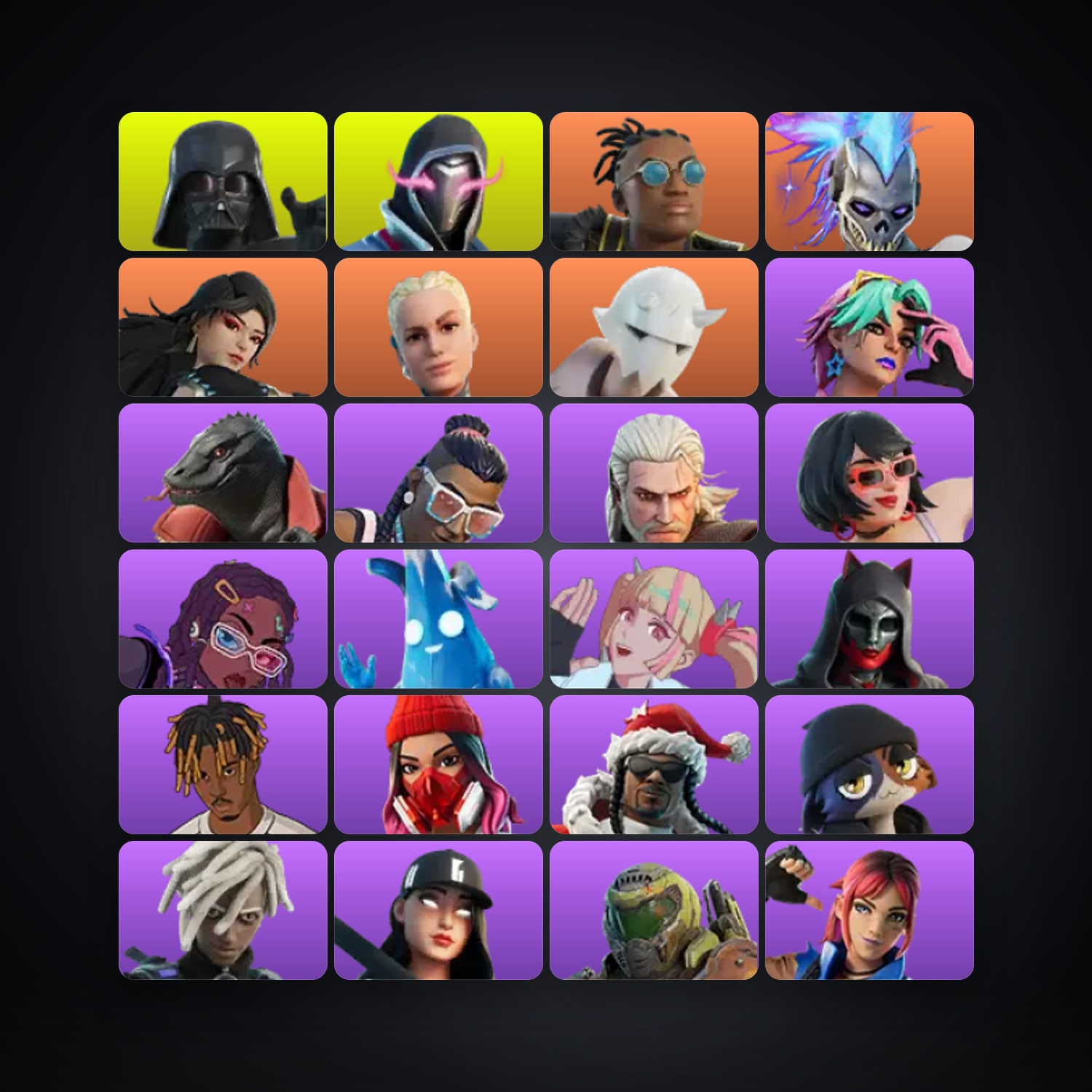Fortnite account with Darth Vader & Xander — 38 skins — 450 V-Bucks — lvl 1586 — HabibiAccounts