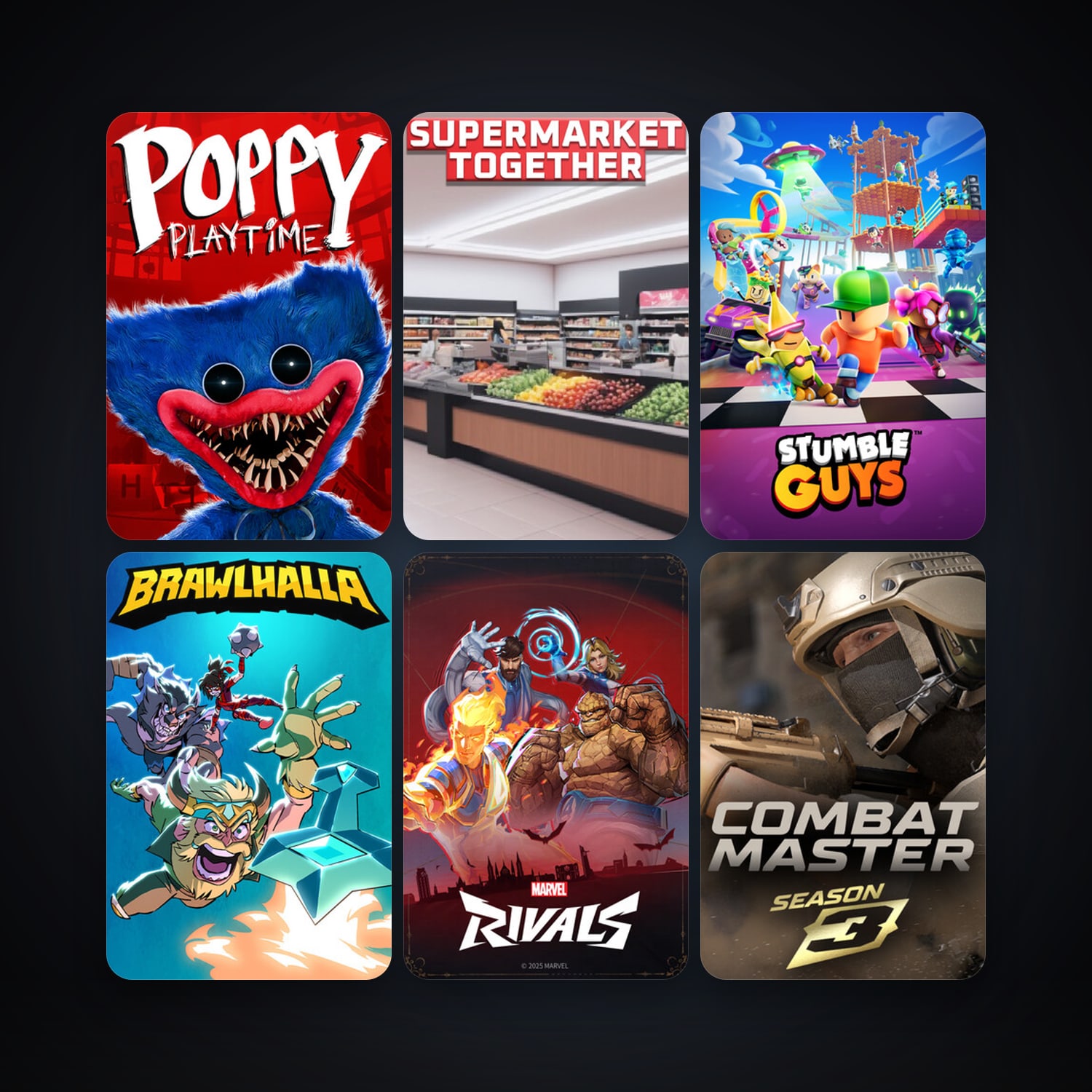 Unturned + Stumble Guys, 15 games, clean — HabibiAccounts