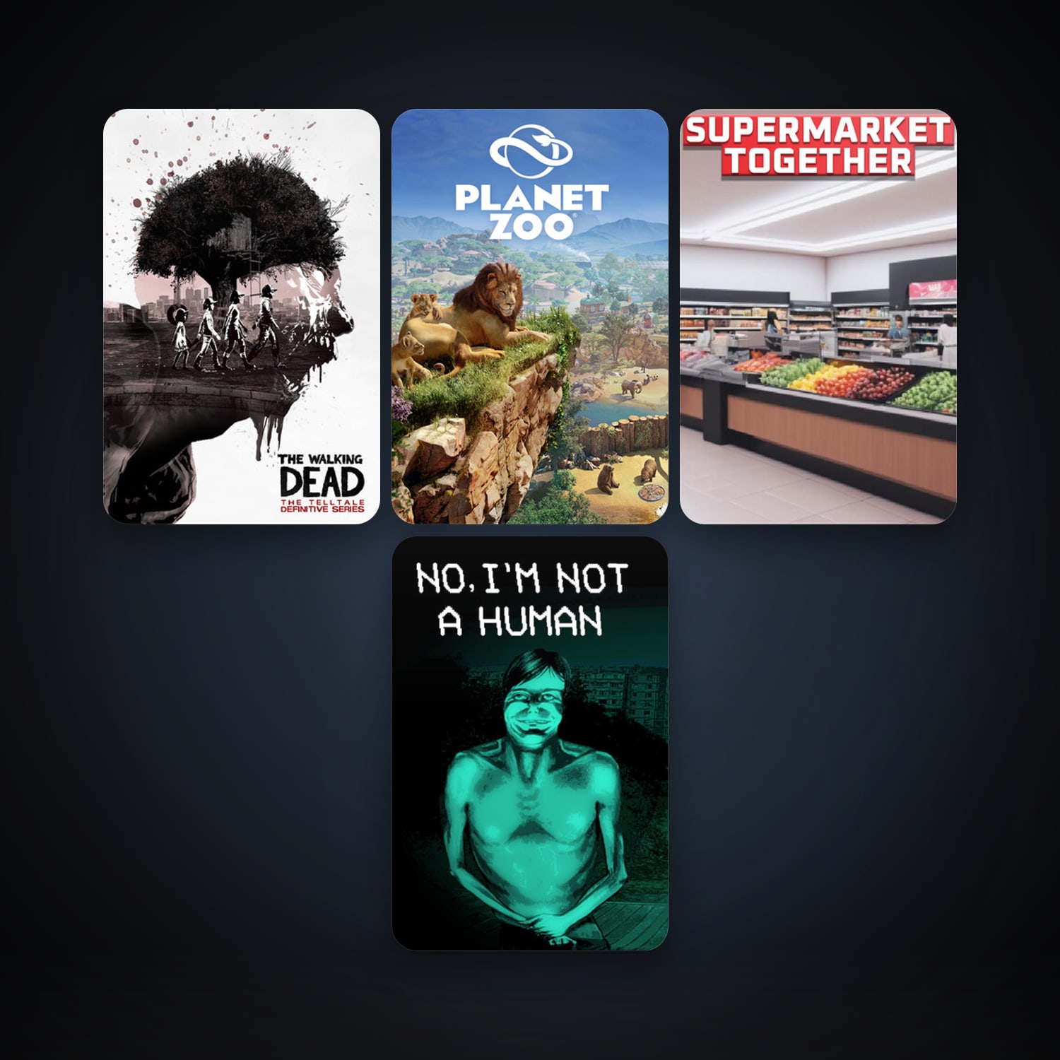 Steam account: Planet Zoo + The Walking Dead: The Telltale Definitive Series, 6 games, clean — HabibiAccounts