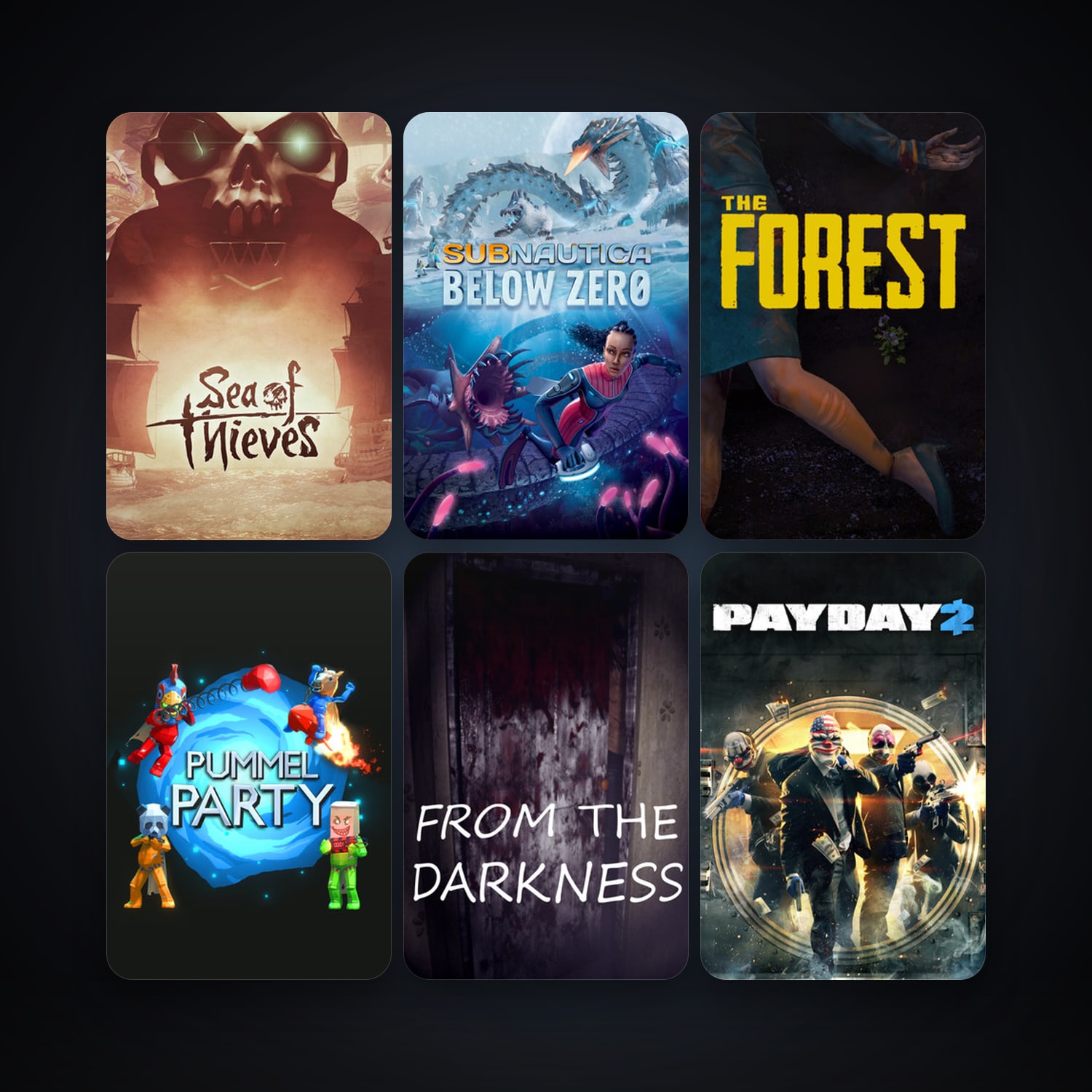 PAYDAY 2 + The Forest, 13 games, clean — HabibiAccounts