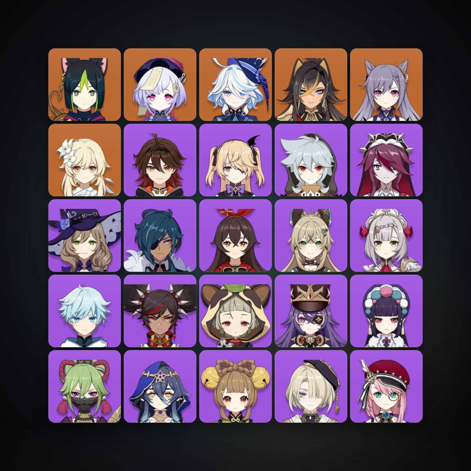Genshin Impact | AR 51 | 26 Chars | 5× 5★ — Genshin / miHoYo Account — HabibiAccounts
