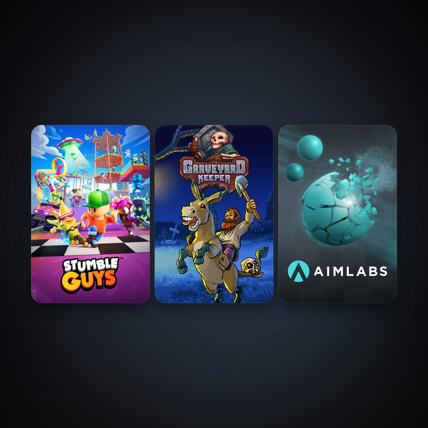 Graveyard Keeper + Aimlabs, 4 games, clean — HabibiAccounts