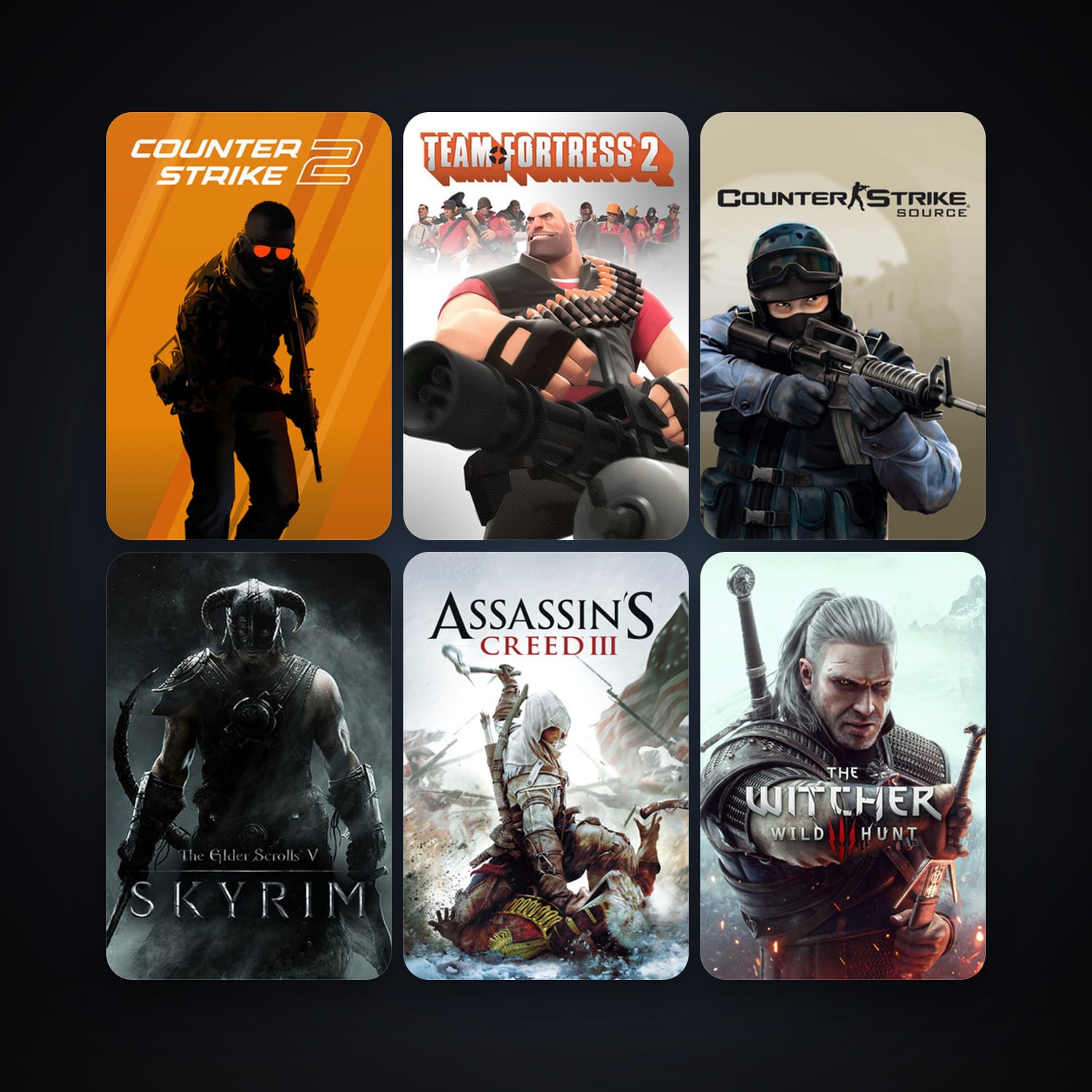 Counter-Strike + Counter-Strike: Source, 95 games, Steam 11, clean — HabibiAccounts