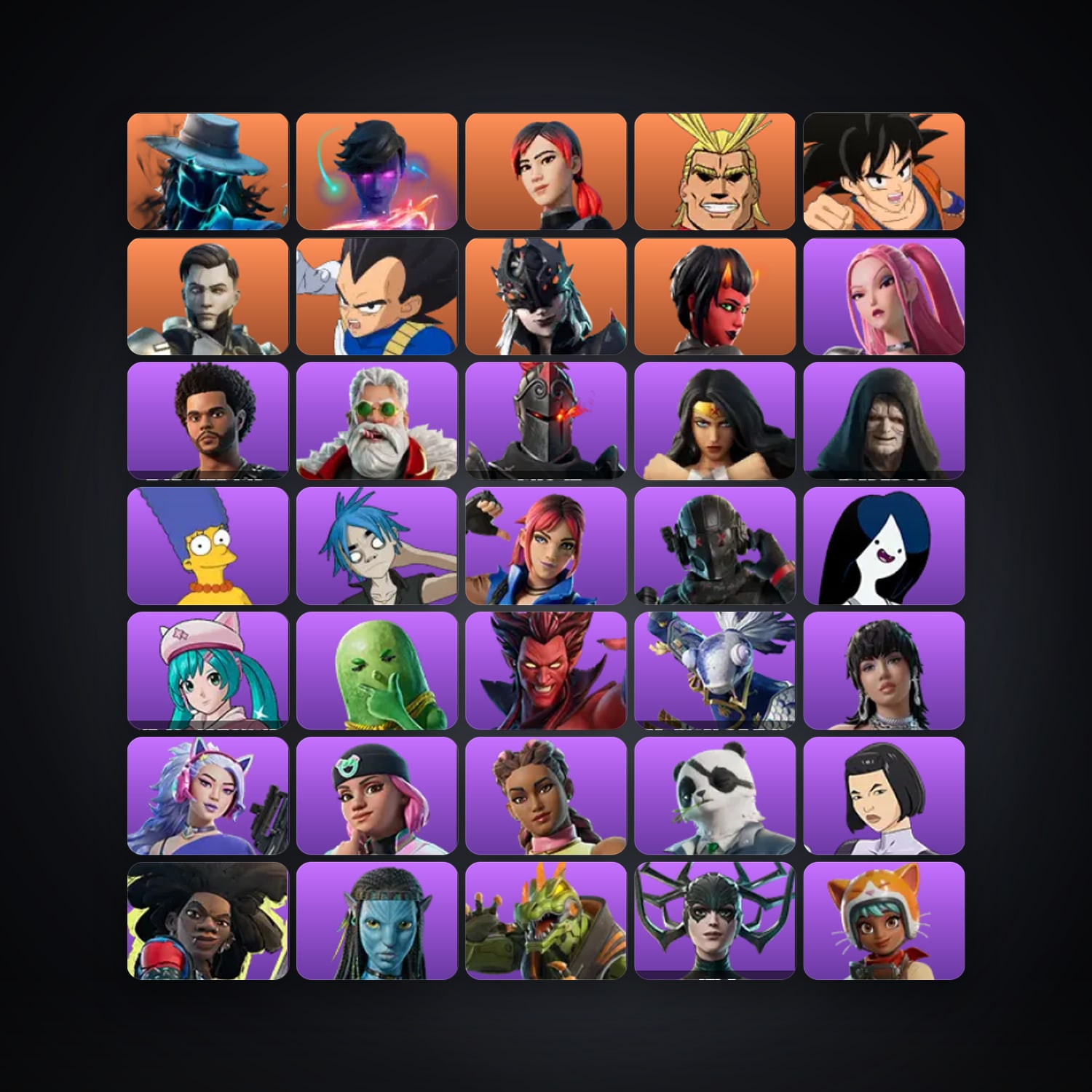 Fortnite account with Deadeye & Galaxy Grappler — 325 skins — lvl 1785 — HabibiAccounts