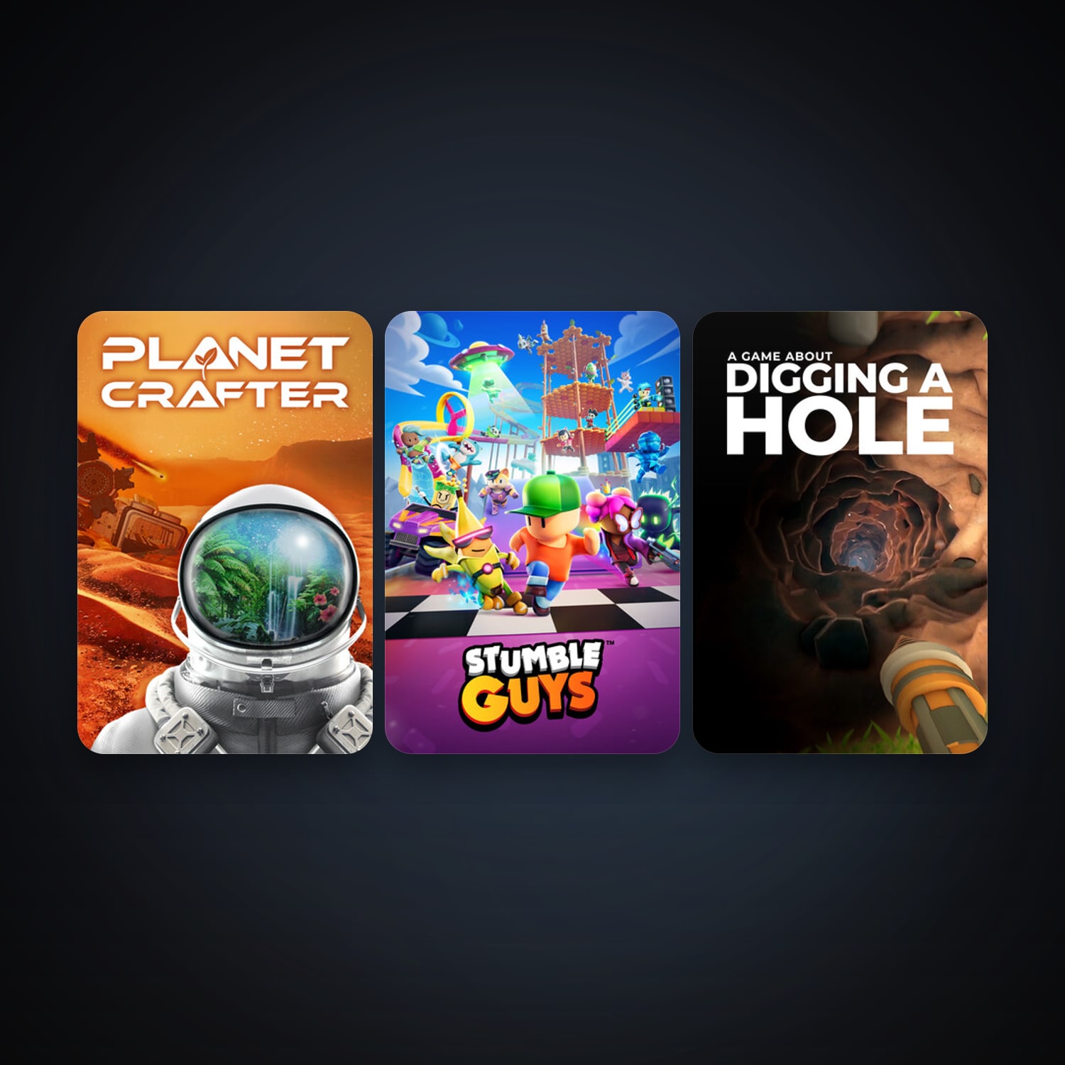 Steam account: The Planet Crafter + Stumble Guys, 5 games, clean — HabibiAccounts