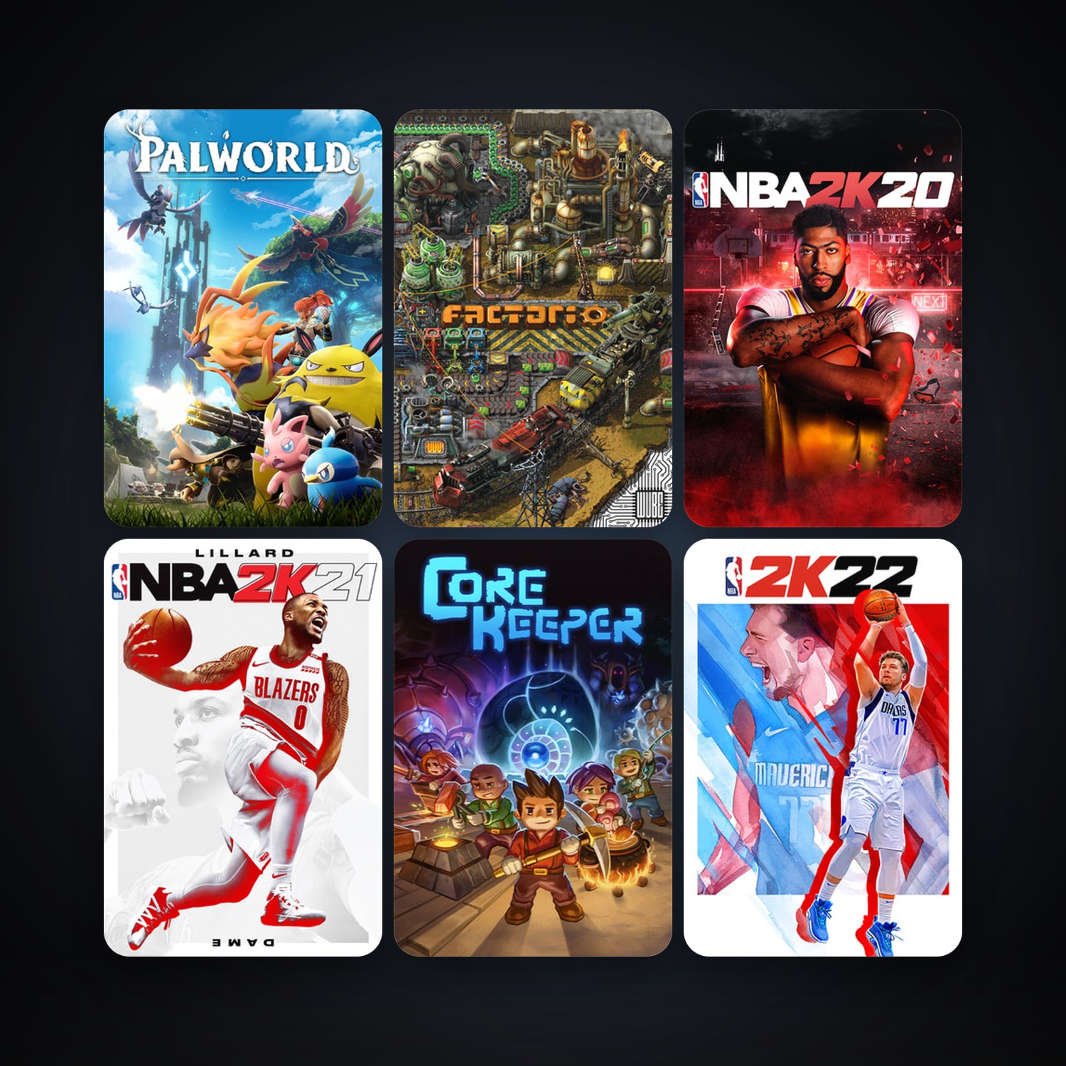 RimWorld + Factorio, 62 games, clean — HabibiAccounts