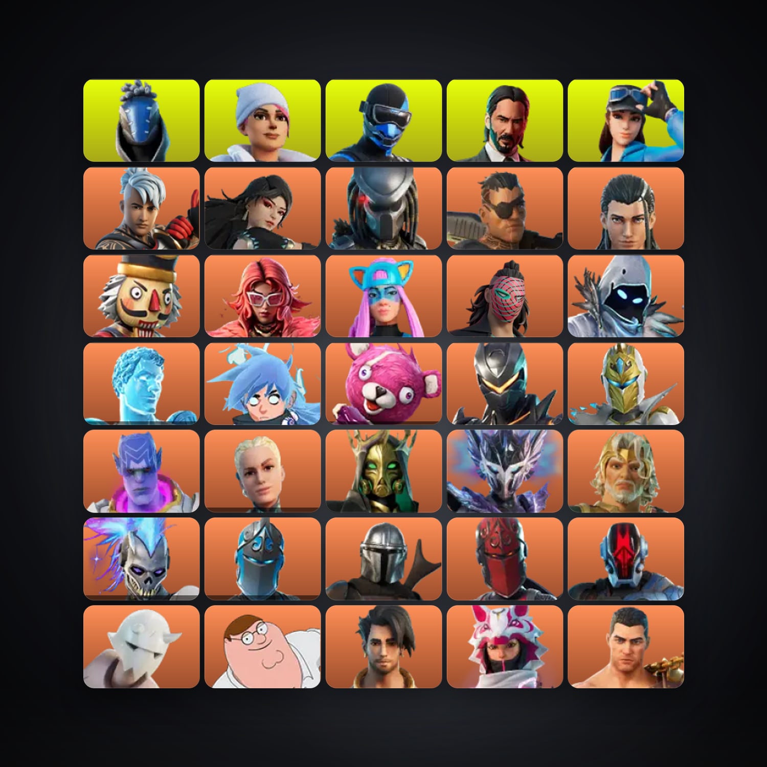 Fortnite account with Renegade Raider & Aerial Assault Trooper — 386 skins — lvl 3345 — HabibiAccounts