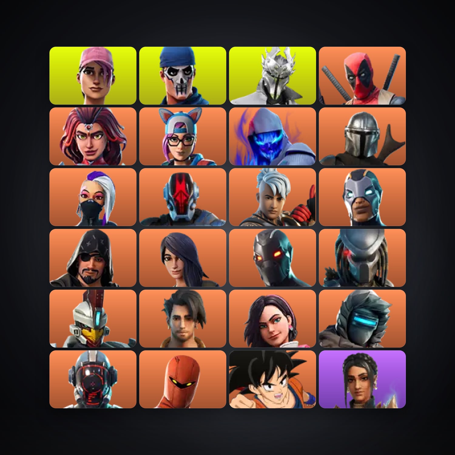 Fortnite account with Omega & Carbide — 84 skins — 200 V-Bucks — lvl 1306 — HabibiAccounts