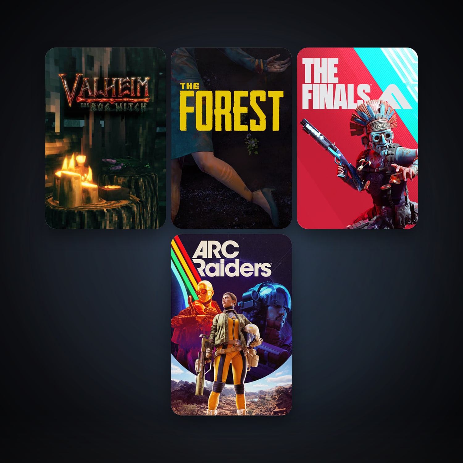 The Forest + Valheim, 17 games, clean — HabibiAccounts
