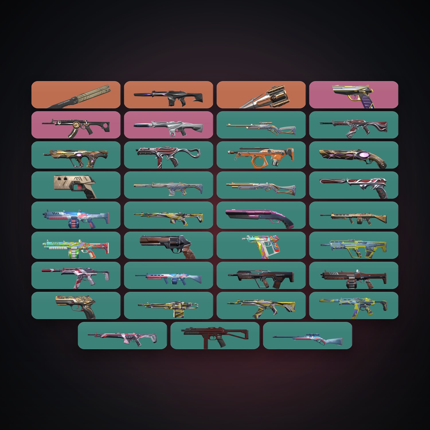 NA Silver 1 locker — 2 knives, 35 skins, lvl 77 — HabibiAccounts