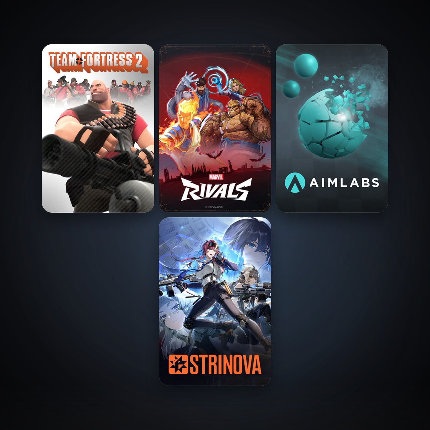 Team Fortress 2 + Aimlabs, 6 games, clean — HabibiAccounts