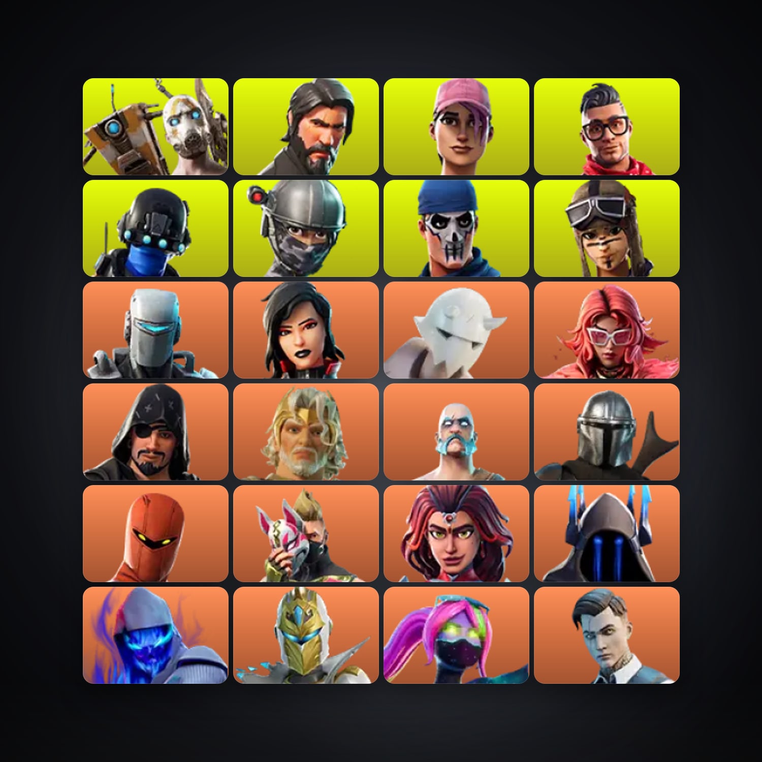 Fortnite account with Renegade Raider (OG) & Elite Agent — 192 skins — 400 V-Bucks — lvl 2835 — HabibiAccounts