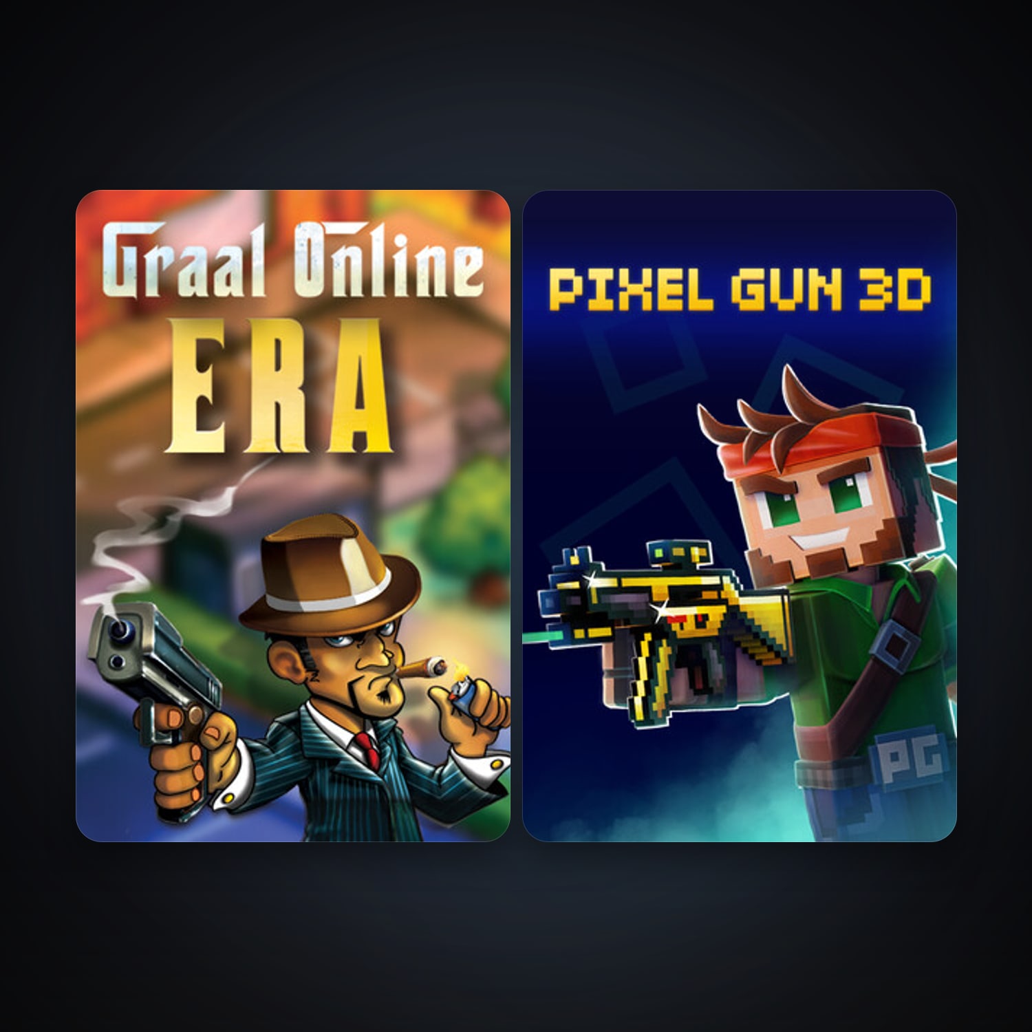 Steam account: GraalOnline Era + Pixel Gun 3D: PC Edition, 4 games, clean — HabibiAccounts