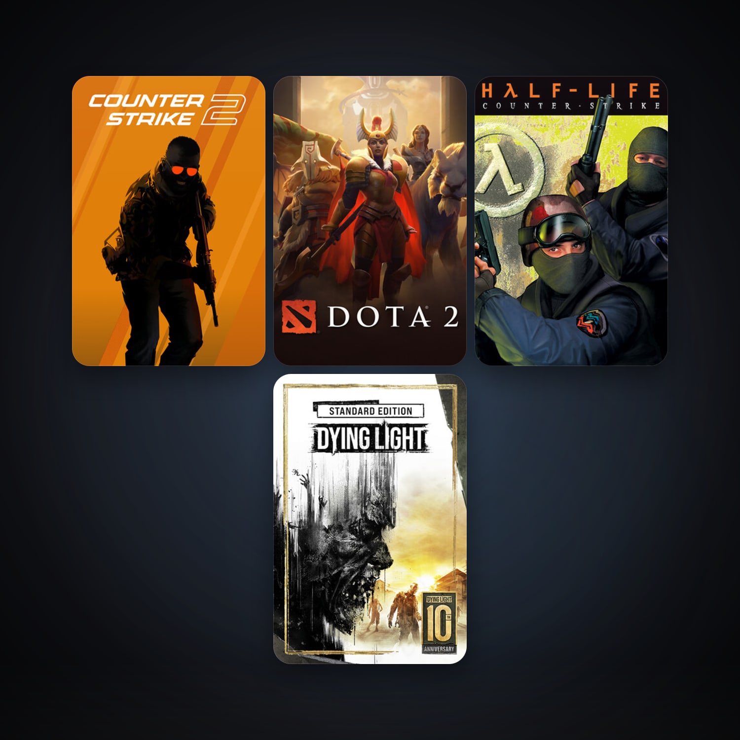 Steam account — Counter-Strike + Day of Defeat, 15 games, Steam 11, clean — HabibiAccounts