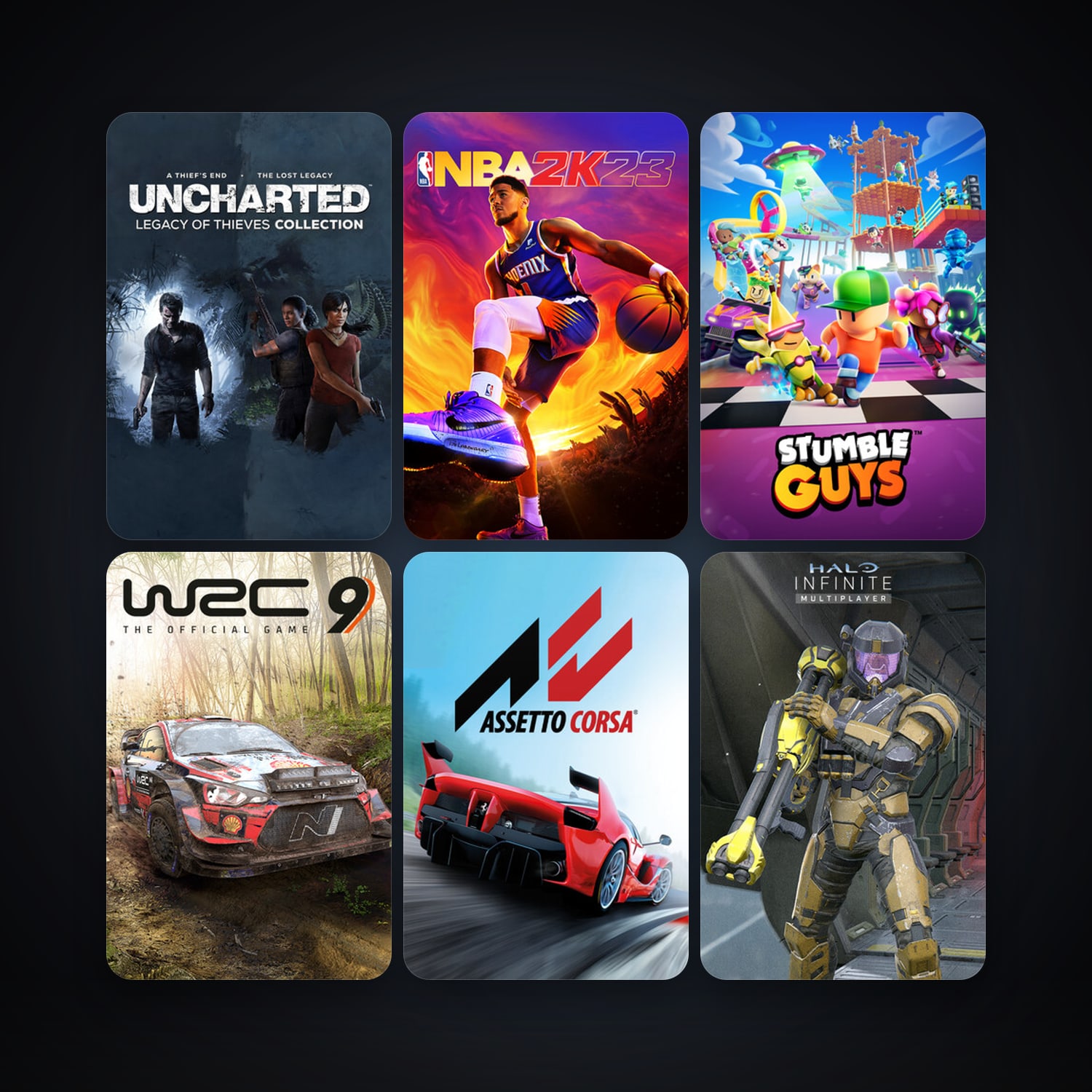 Assetto Corsa + Halo Infinite, 26 games, clean — HabibiAccounts